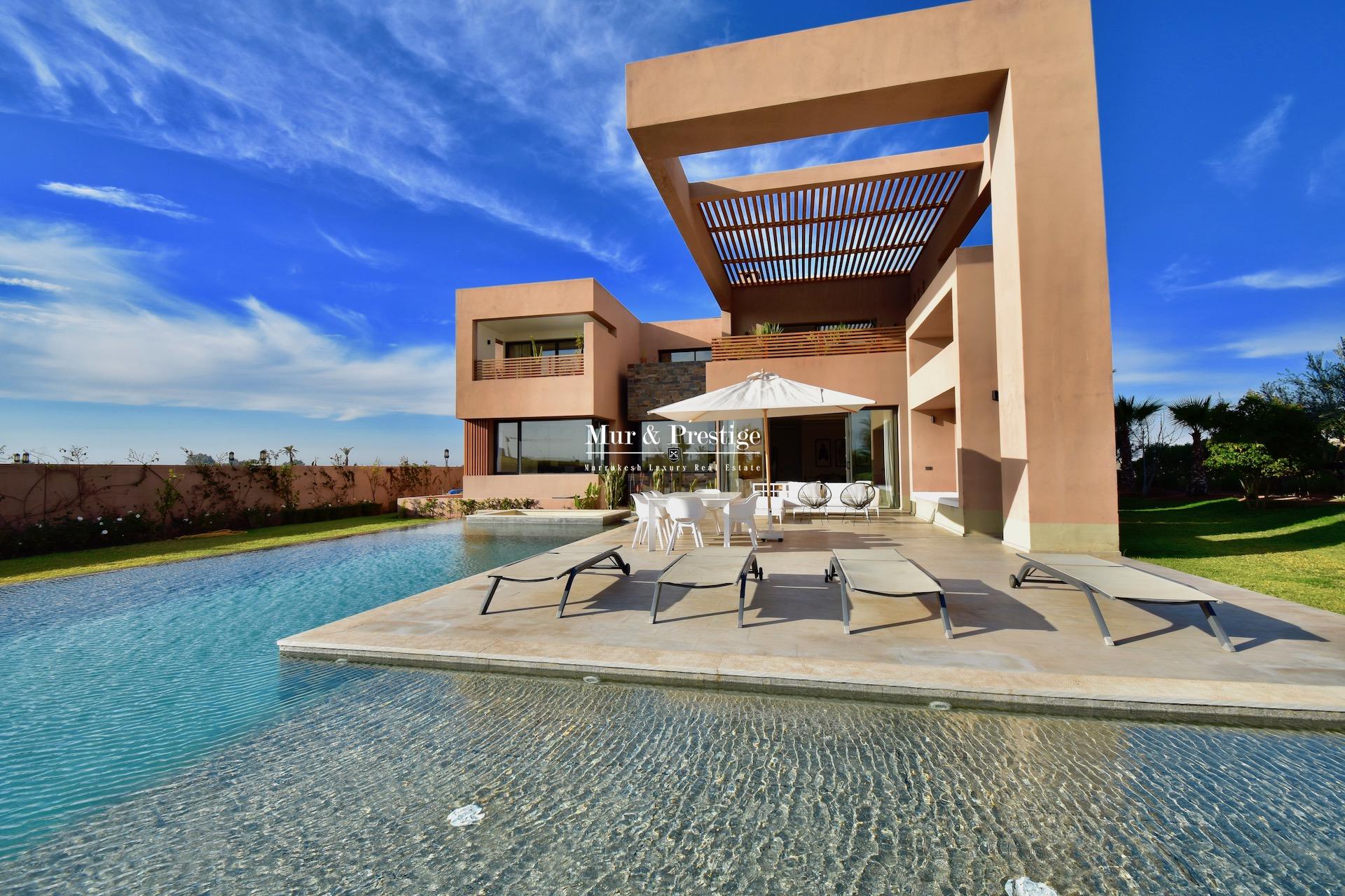 Agence immobilière Marrakech – Villa à louer en front de golf à Amelkis  - copie