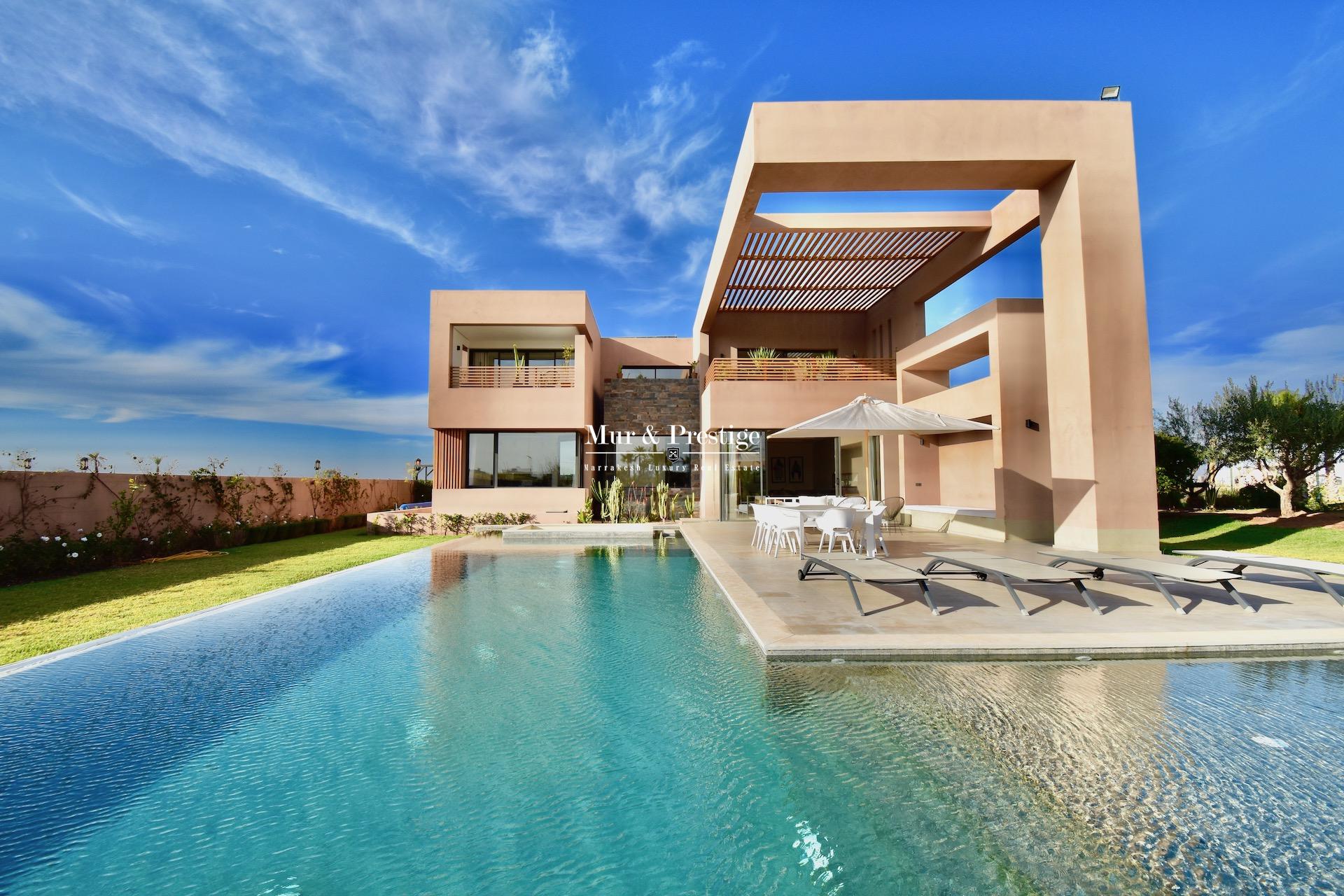 Agence immobilière Marrakech – Villa à louer en front de golf à Amelkis  - copie