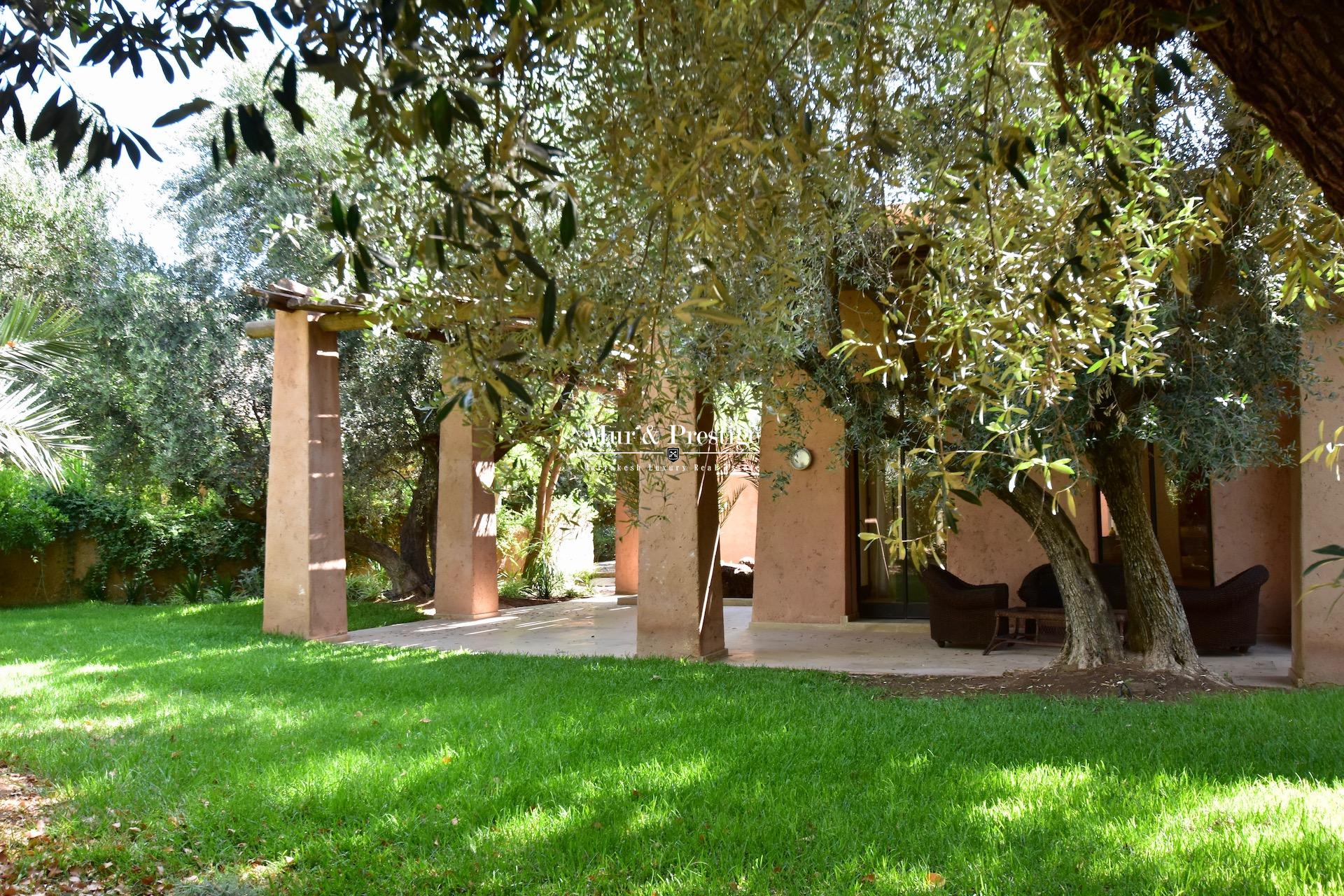 Maison à la location à Marrakech à la Palmeraie  - copie