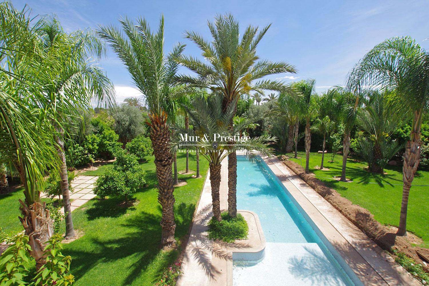 Agence immobilière Marrakech - Villa à louer à la Palmeraie