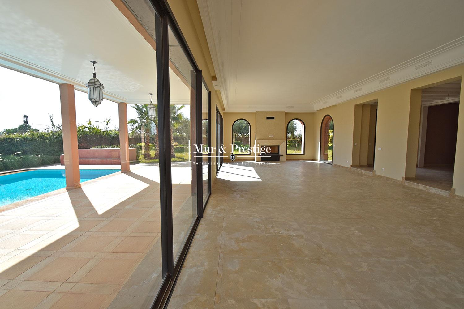 Villa de luxe à louer sur Golf à Marrakech