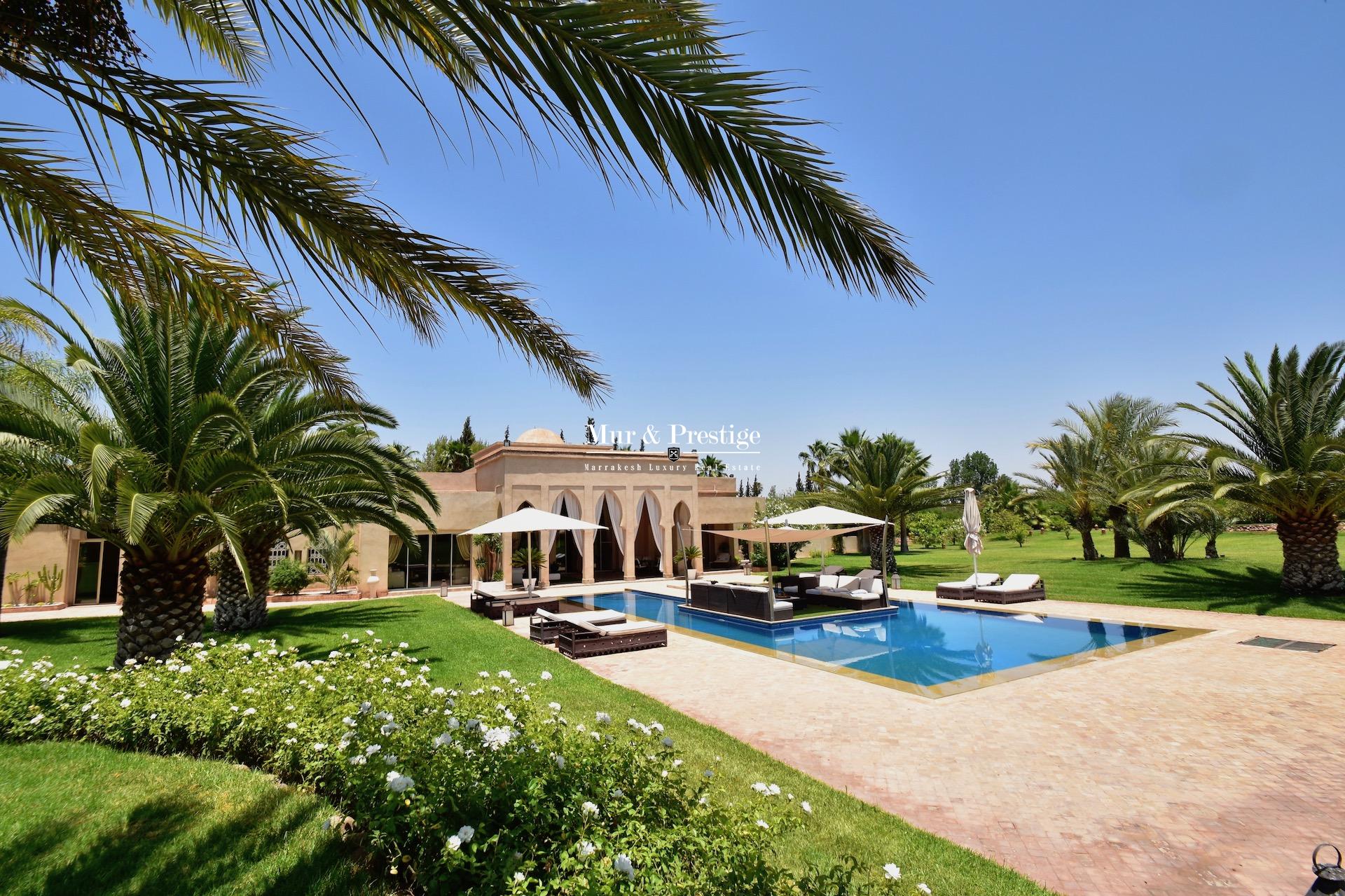 Villa à l’allure d’un Palais à vendre à Marrakech 
