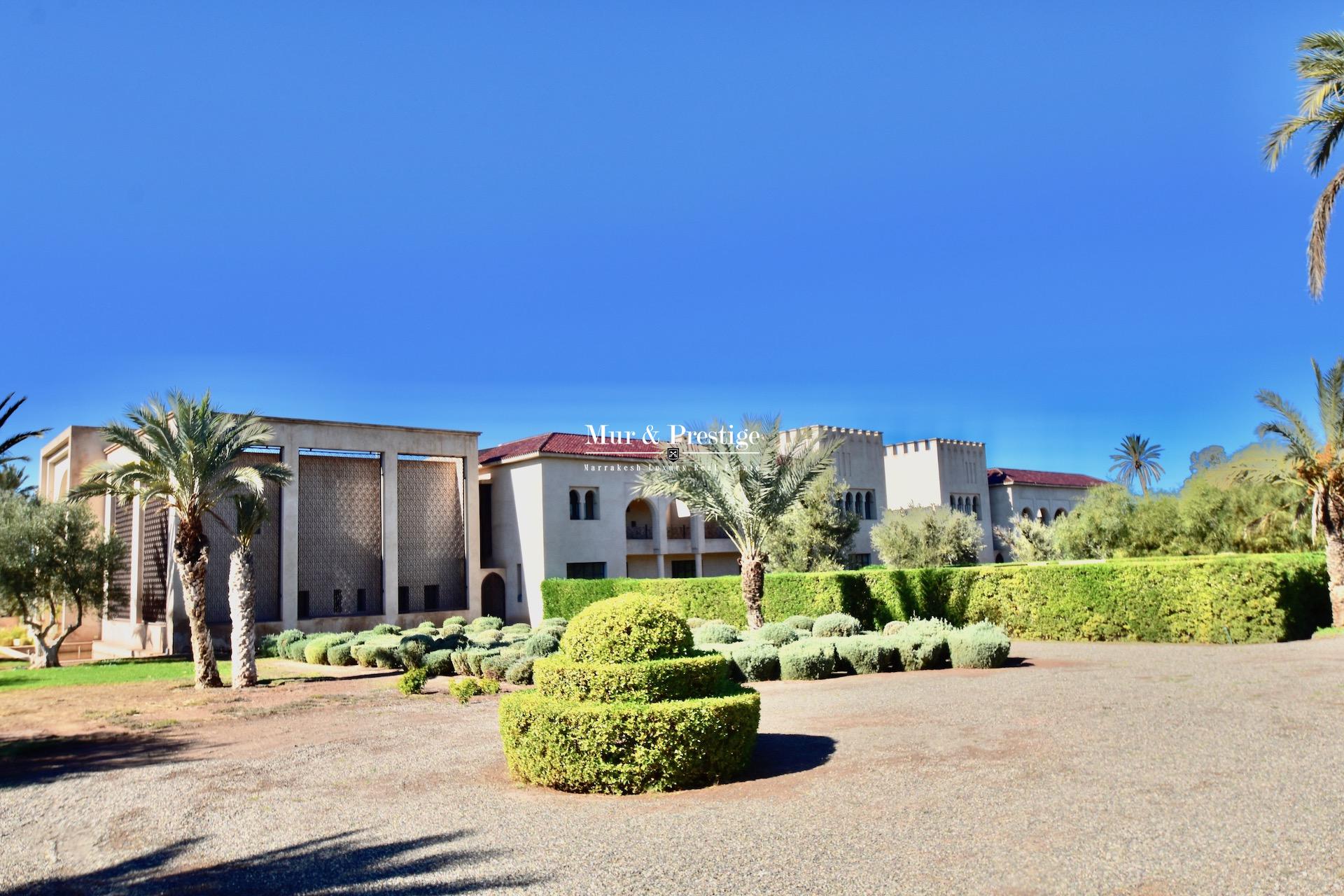 Palais d’hôtes à vendre à la Palmeraie Marrakech 