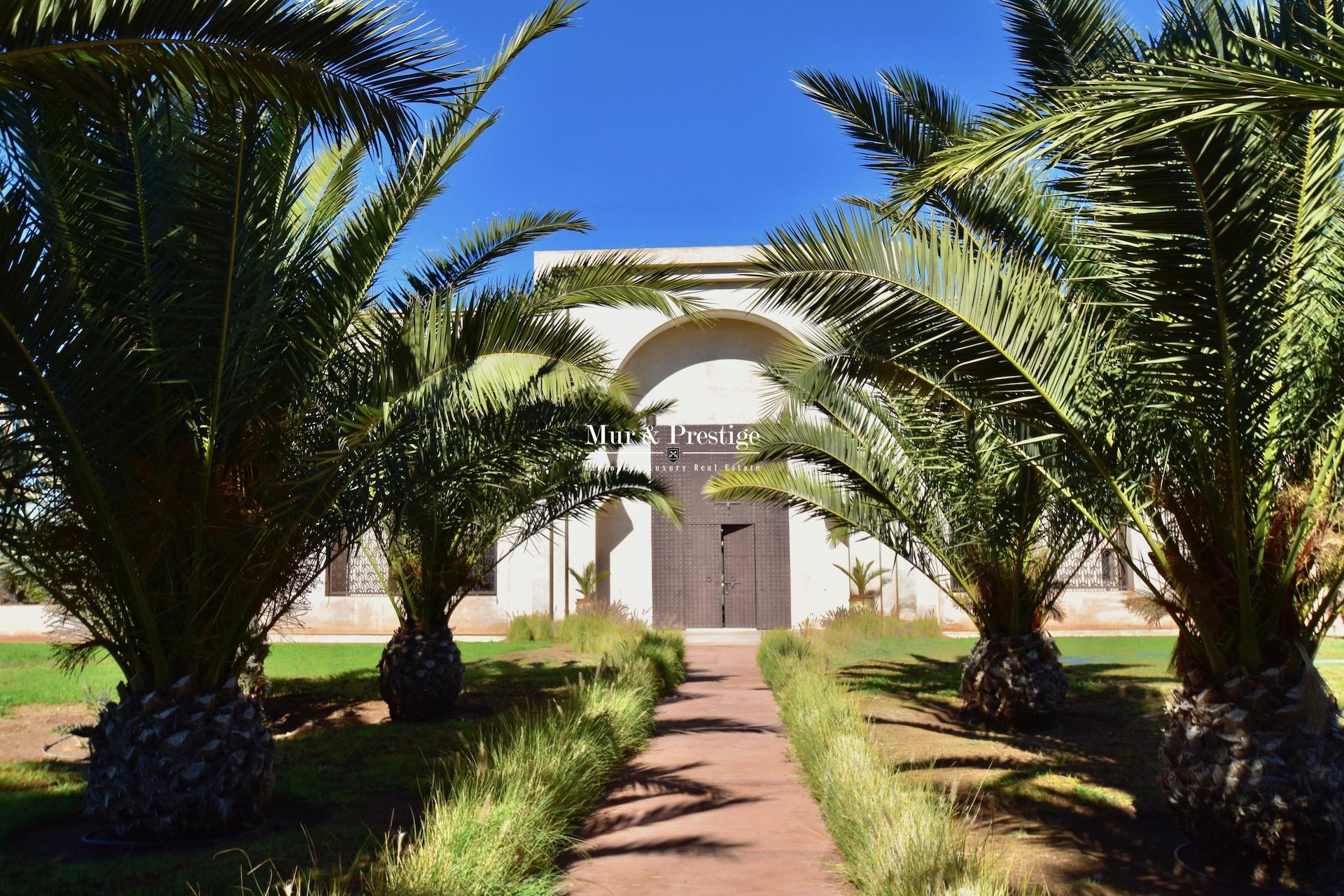 Palais d’hôtes à vendre à la Palmeraie Marrakech 