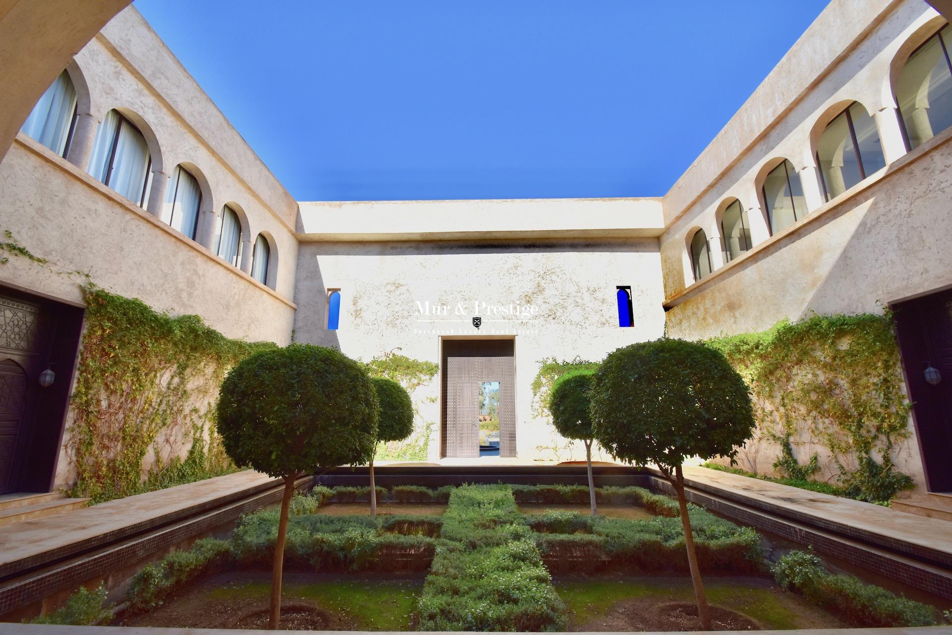 Palais d’hôtes à vendre à la Palmeraie Marrakech 