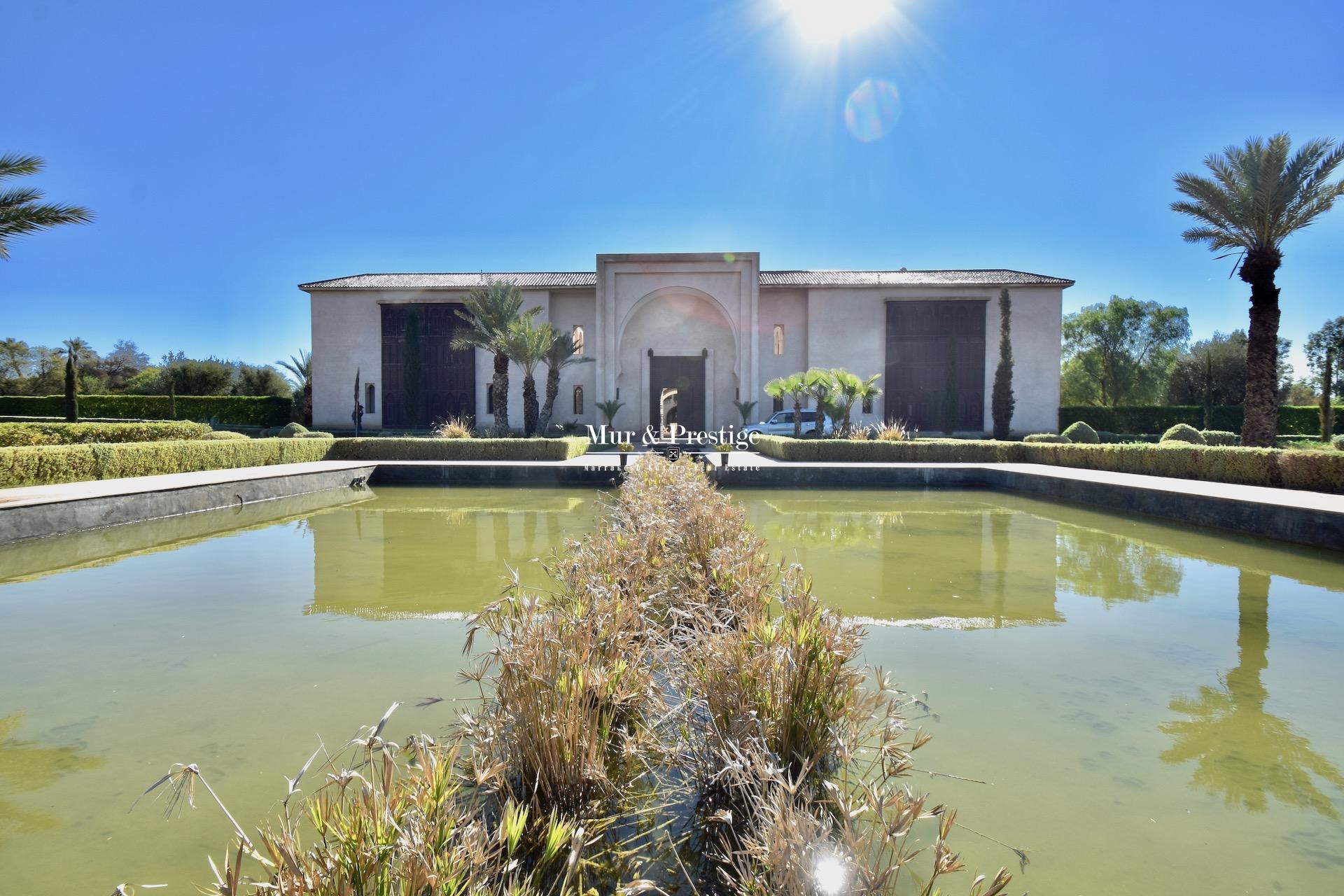 Palais d’hôtes à vendre à la Palmeraie Marrakech 