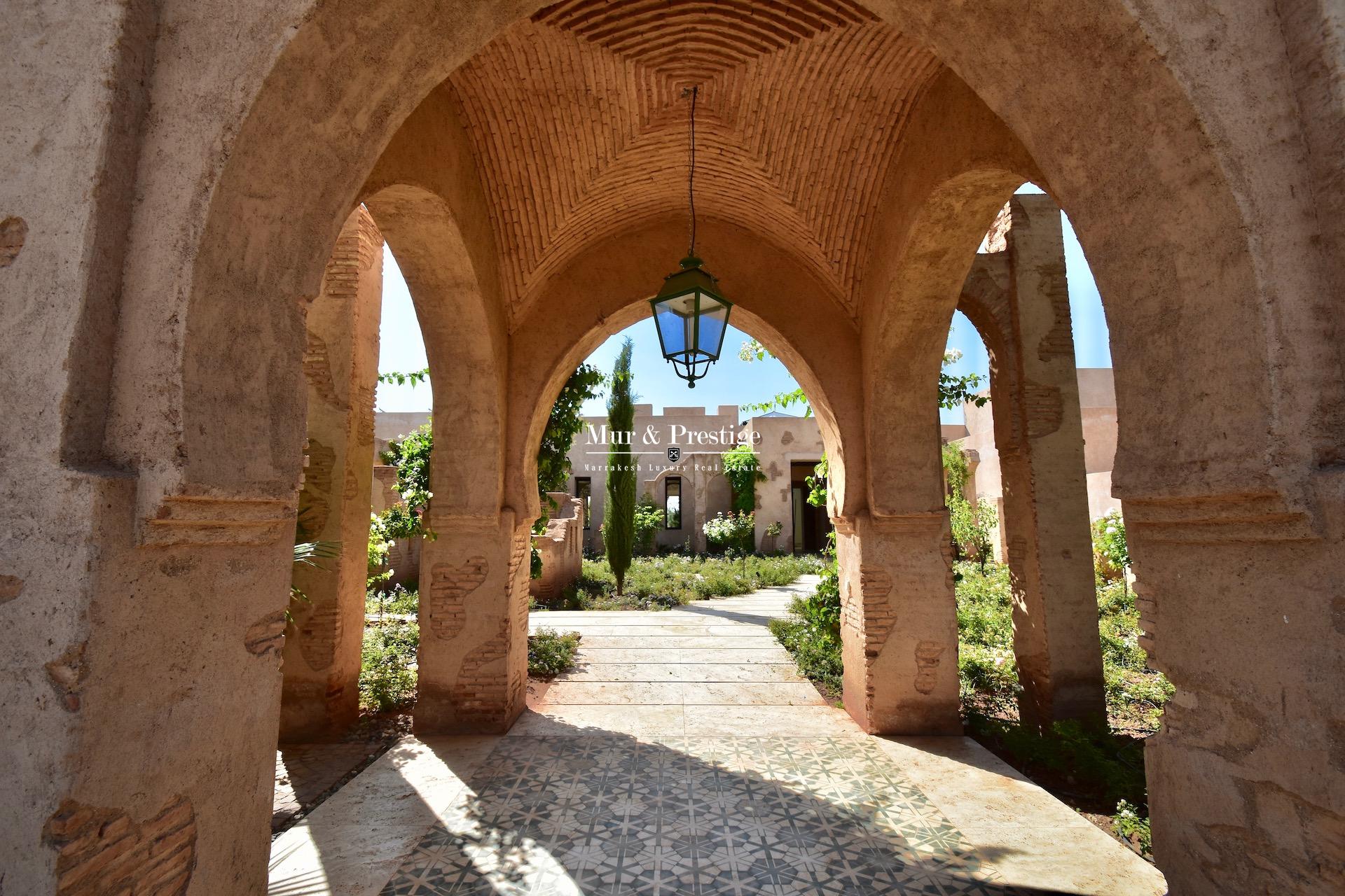 Maison de prestige à vendre à la Palmeraie Marrakech 