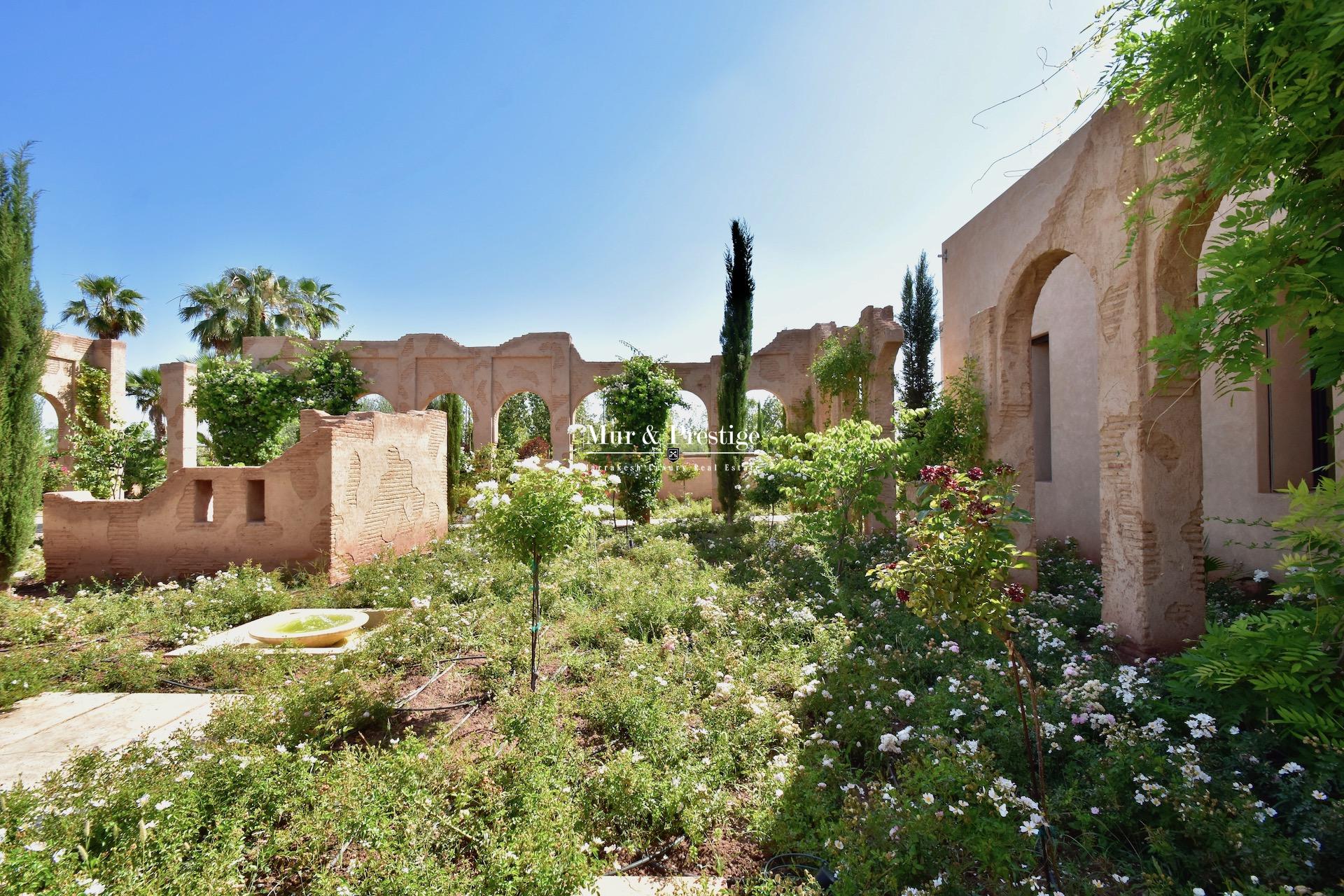 Maison de prestige à vendre à la Palmeraie Marrakech 