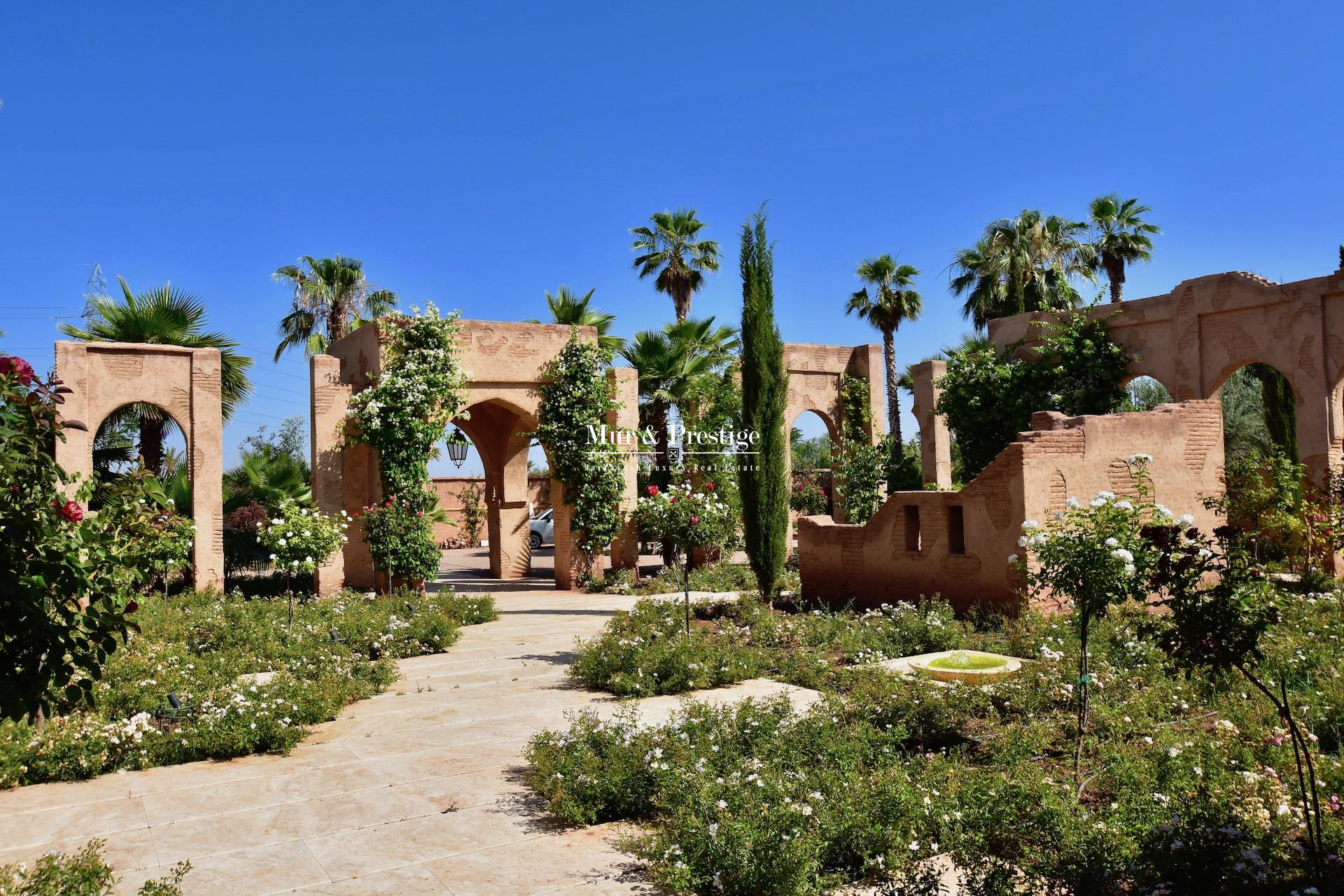 Maison de prestige à vendre à la Palmeraie Marrakech 