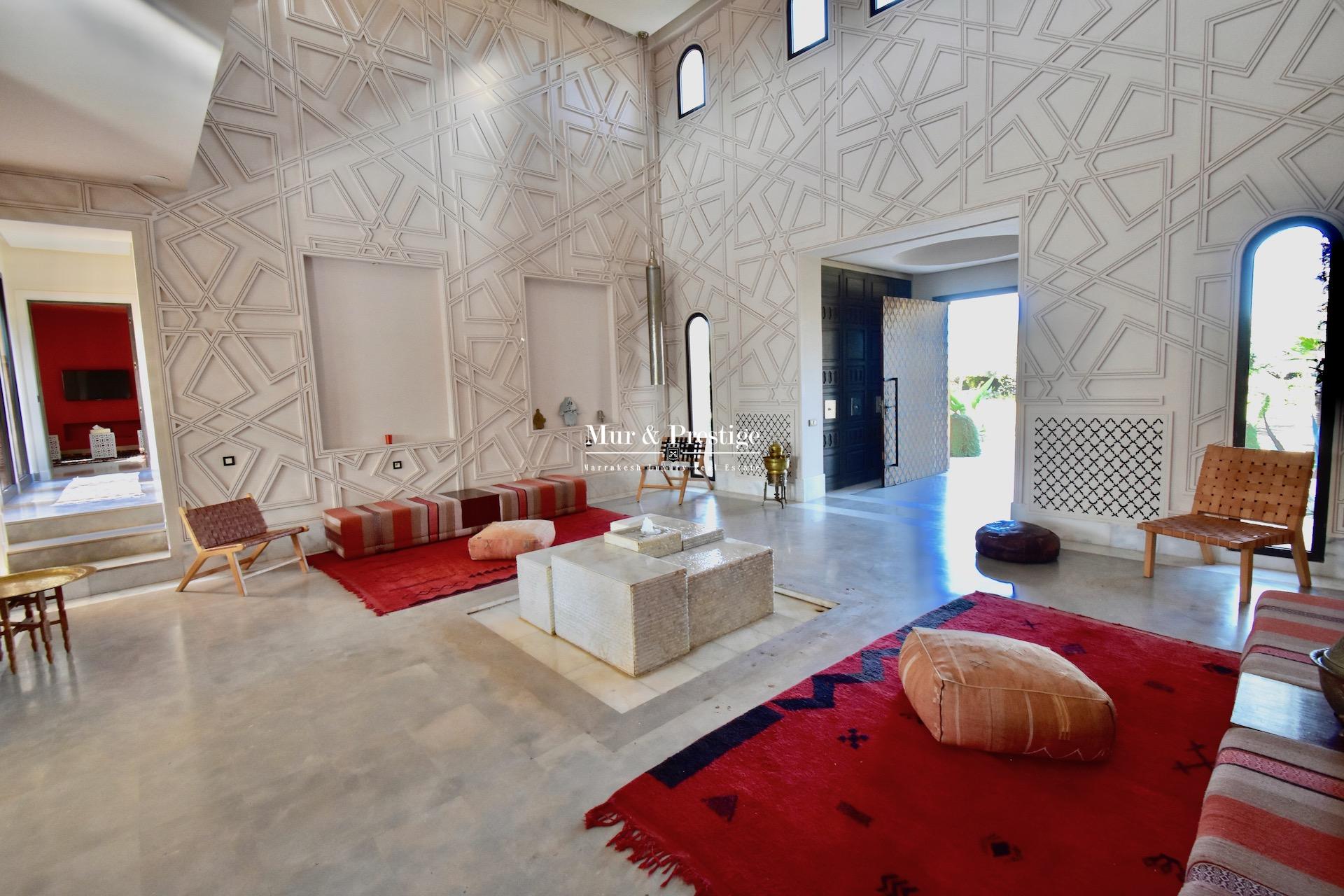 Agence immobilière Marrakech – Maison en vente à la Palmeraie 