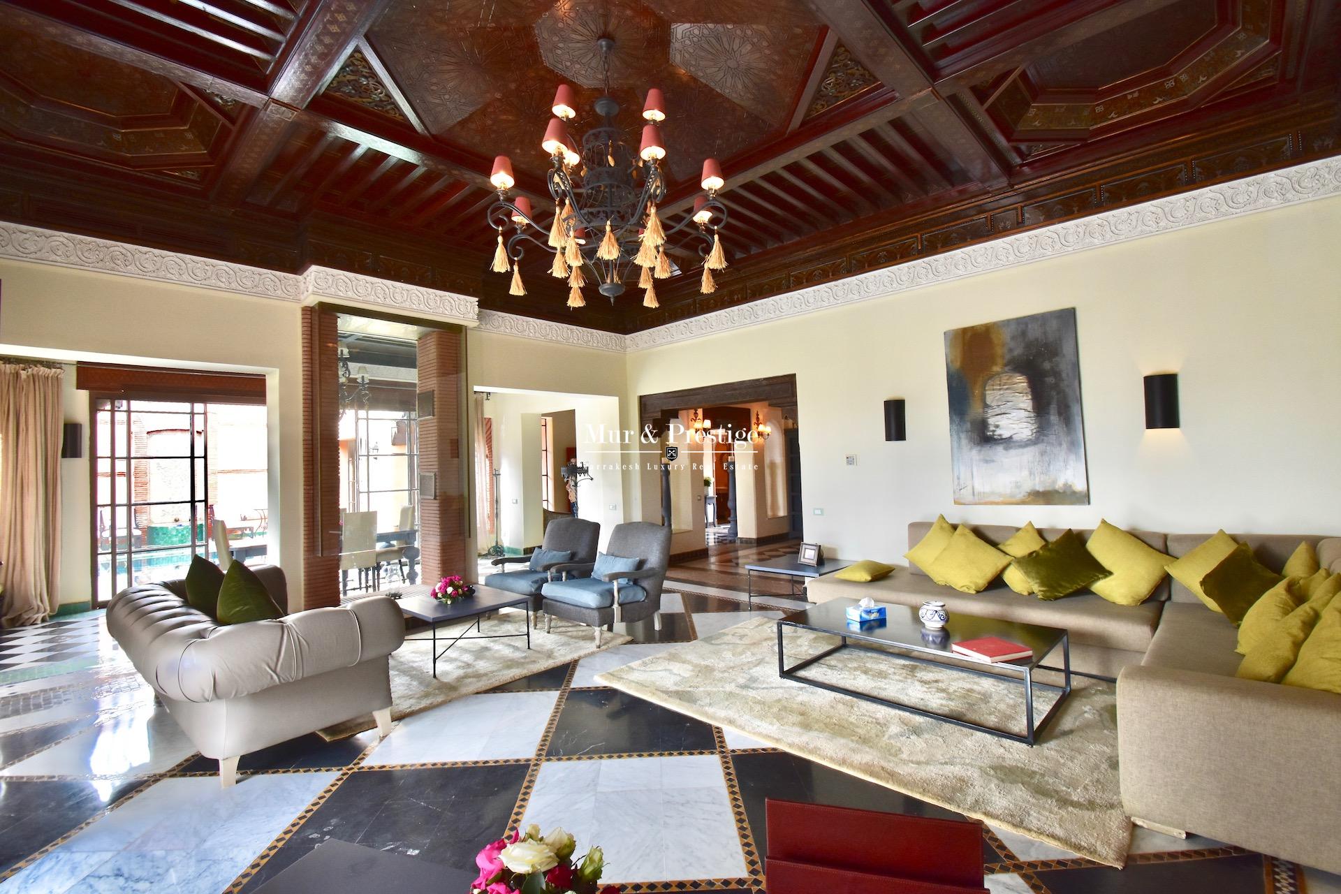 Maison en vente au golf de la Palmeraie à Marrakech 