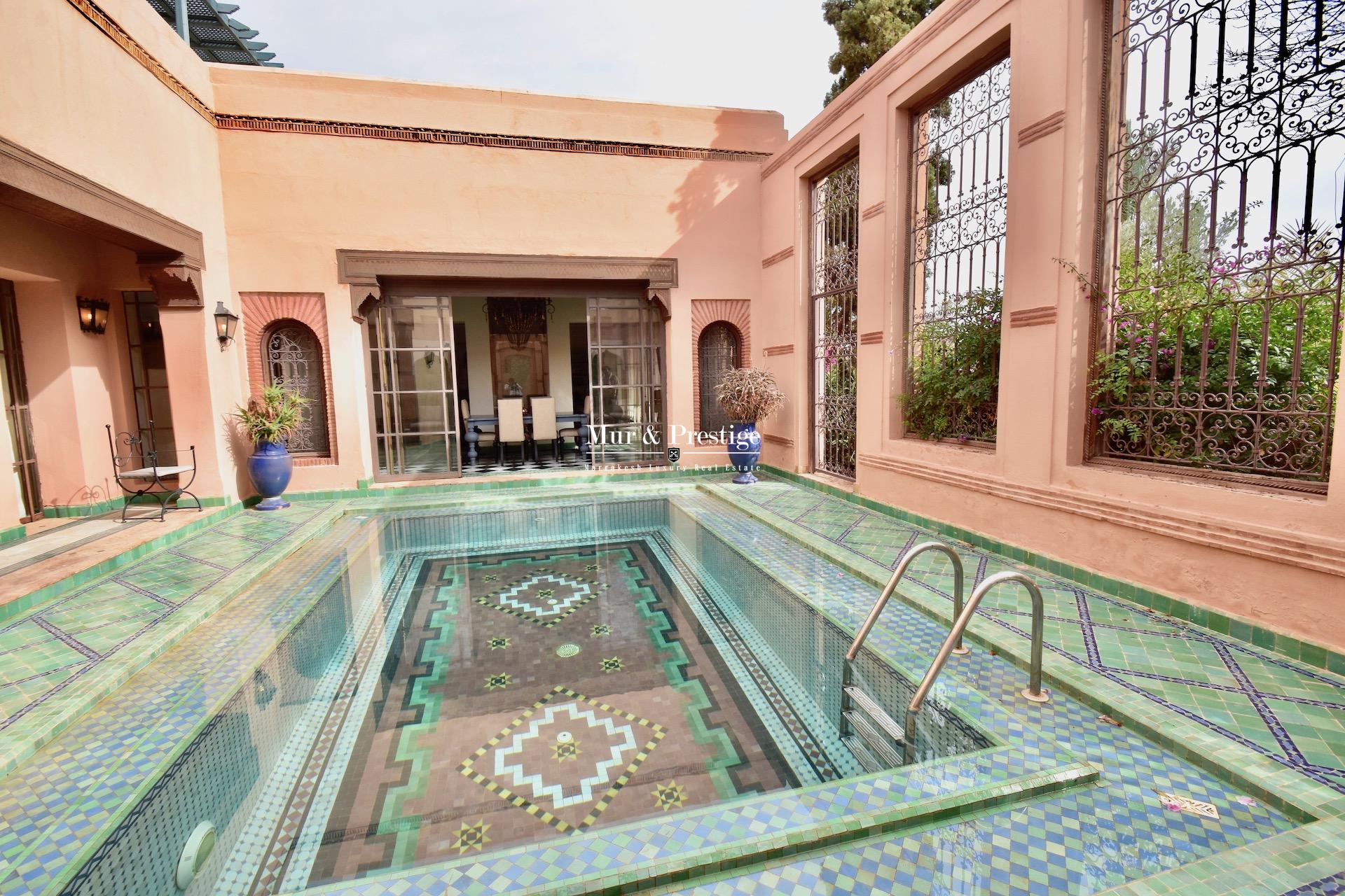 Maison en vente au golf de la Palmeraie à Marrakech 