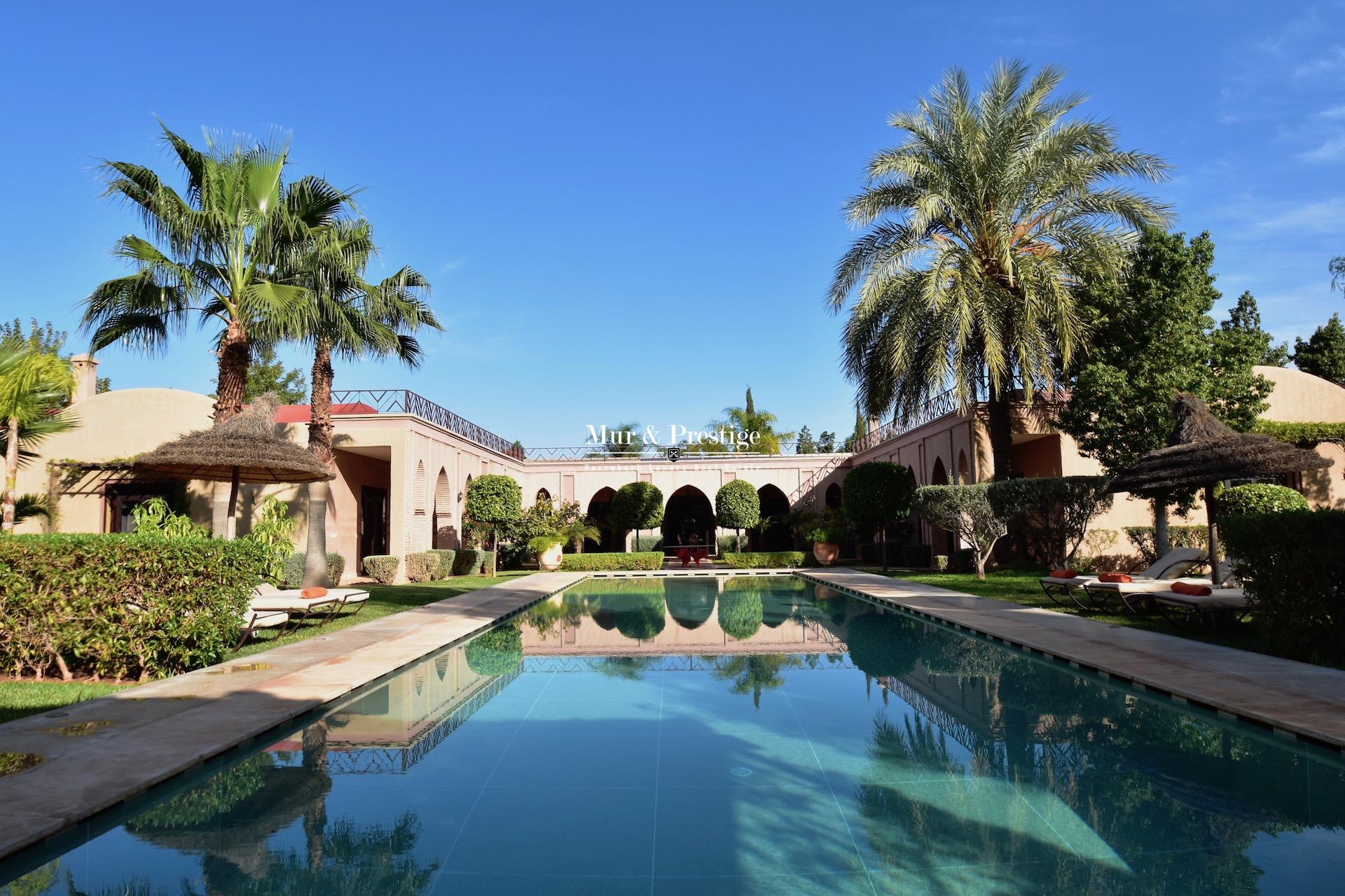 Maison d’hôtes à vendre à Marrakech proche Royal Palm