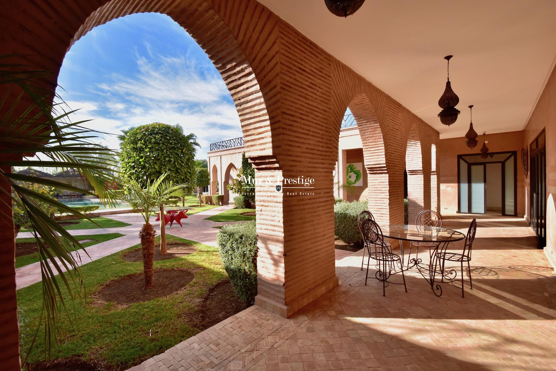 Maison d’hôtes à vendre à Marrakech proche Royal Palm