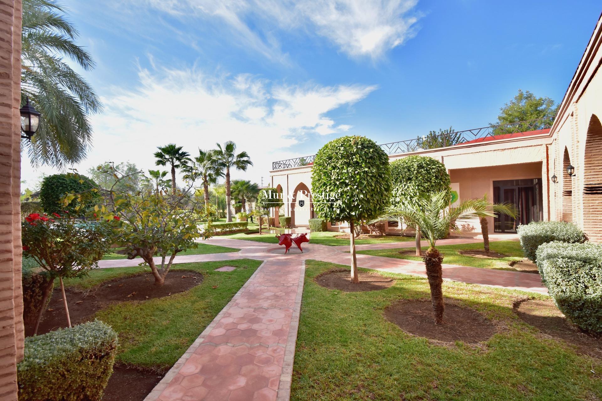 Maison d’hôtes à vendre à Marrakech proche Royal Palm