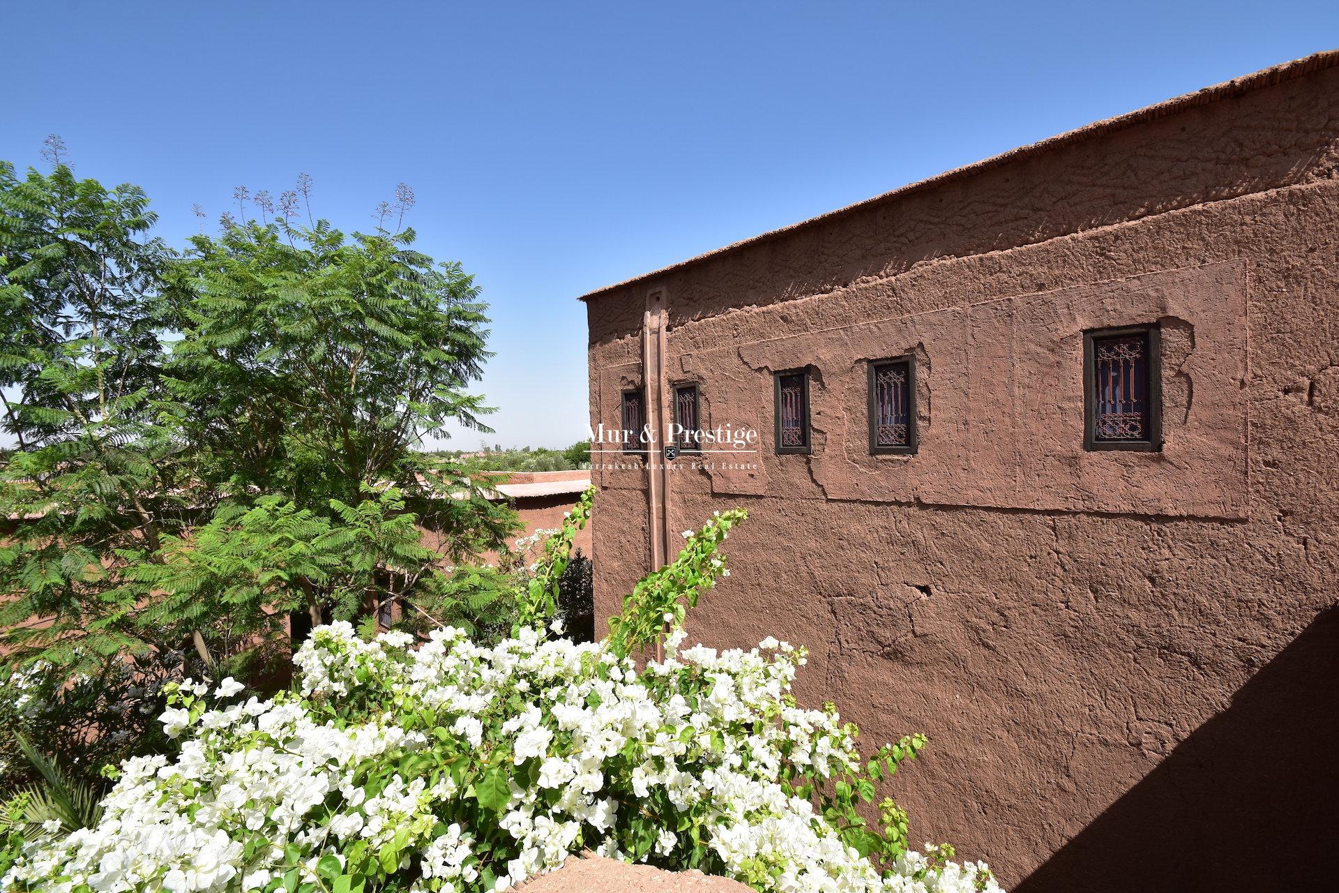 Ecolodge à vendre à Marrakech route de l’Ourika 