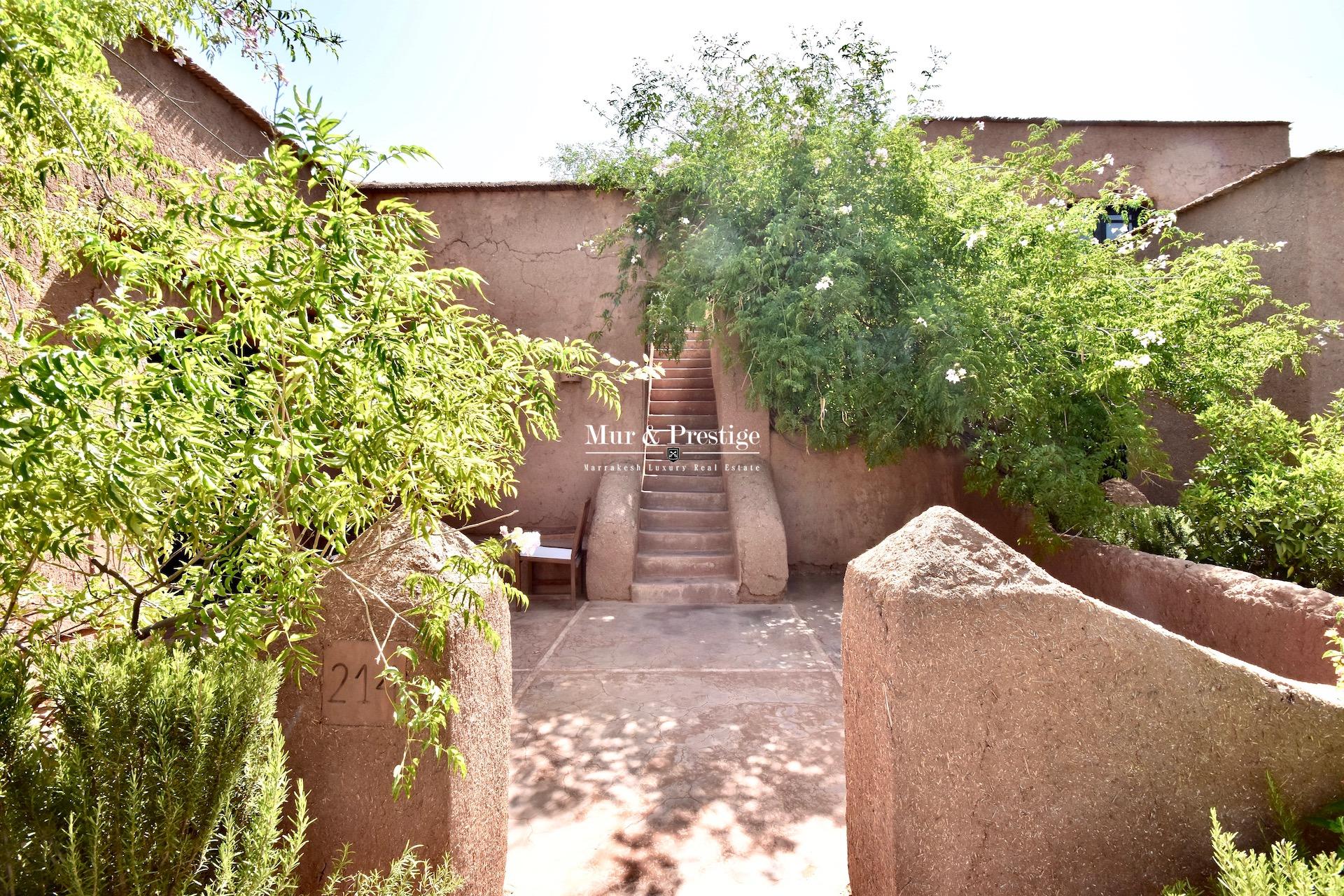 Ecolodge à vendre à Marrakech route de l’Ourika 