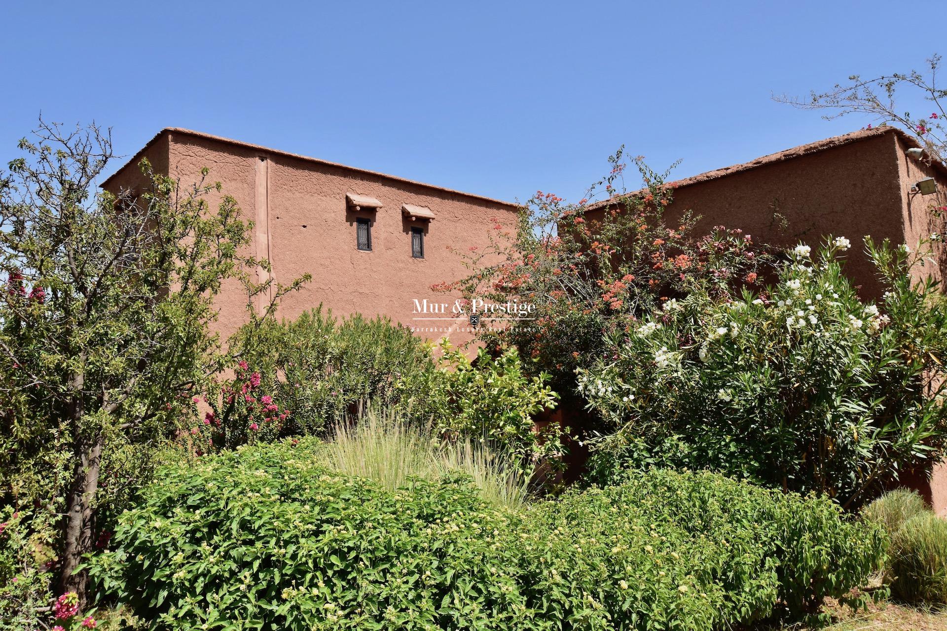 Ecolodge à vendre à Marrakech route de l’Ourika 