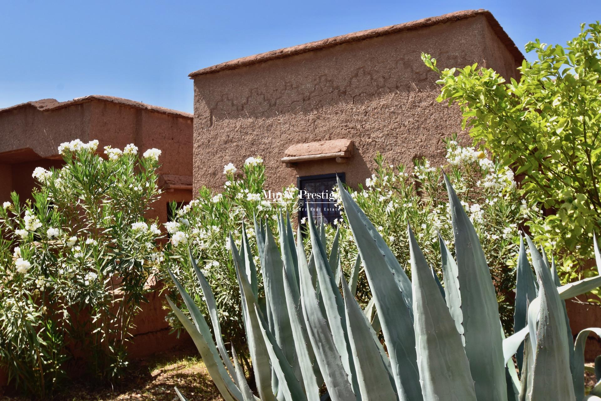 Ecolodge à vendre à Marrakech route de l’Ourika 