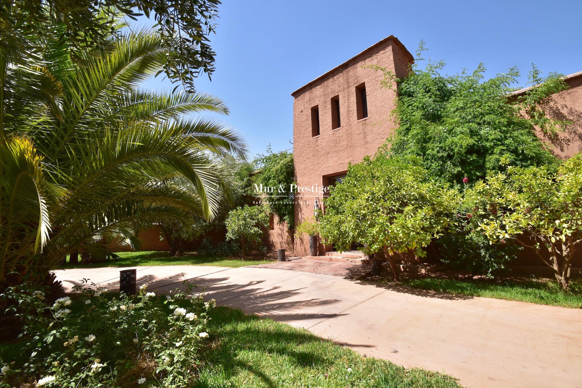 Ecolodge à vendre à Marrakech route de l’Ourika 