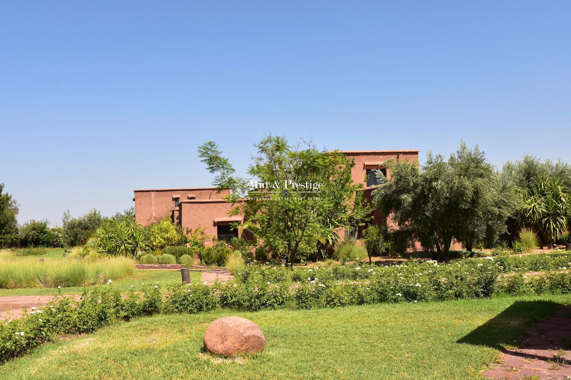 Ecolodge à vendre à Marrakech route de l’Ourika 