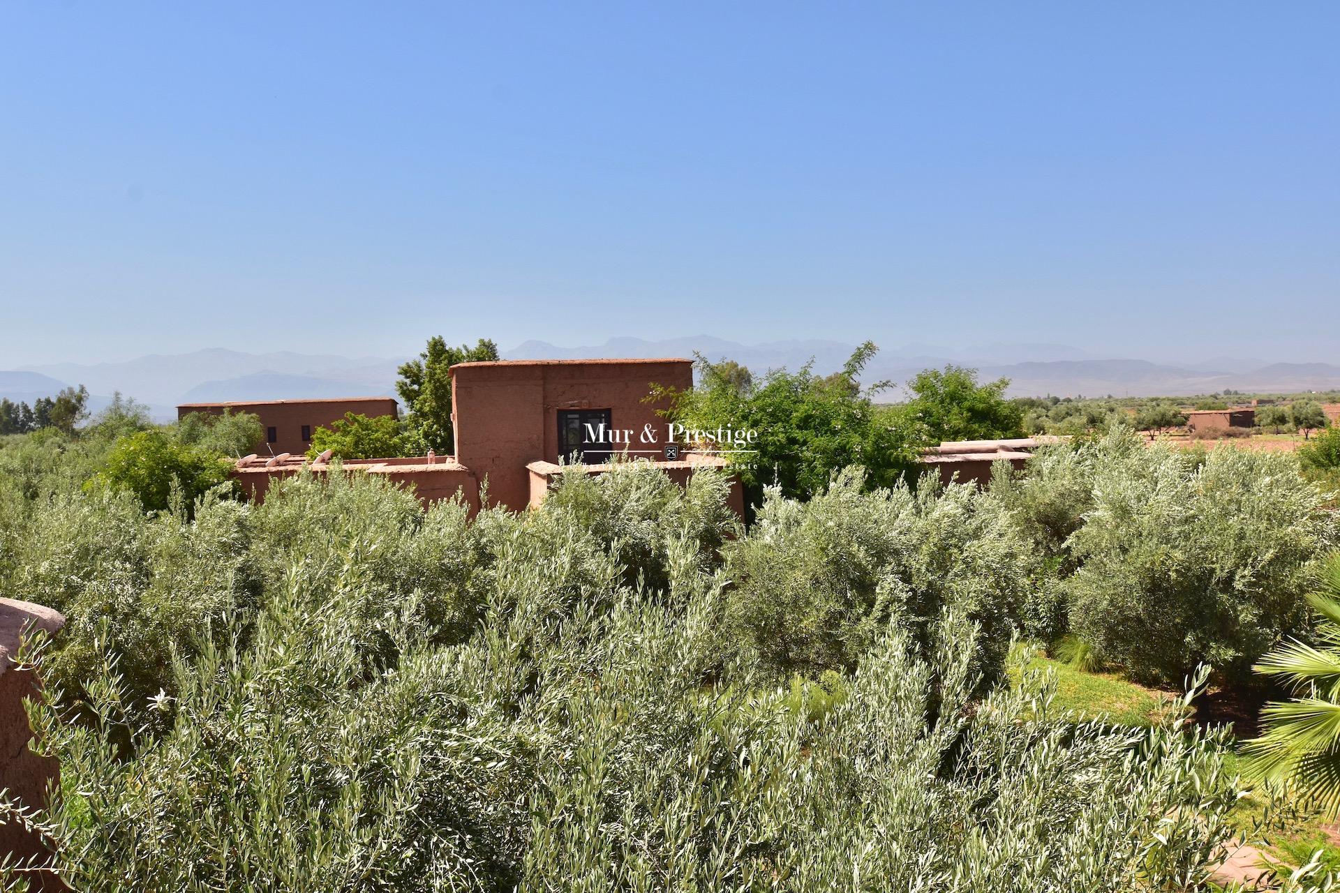 Ecolodge à vendre à Marrakech route de l’Ourika 