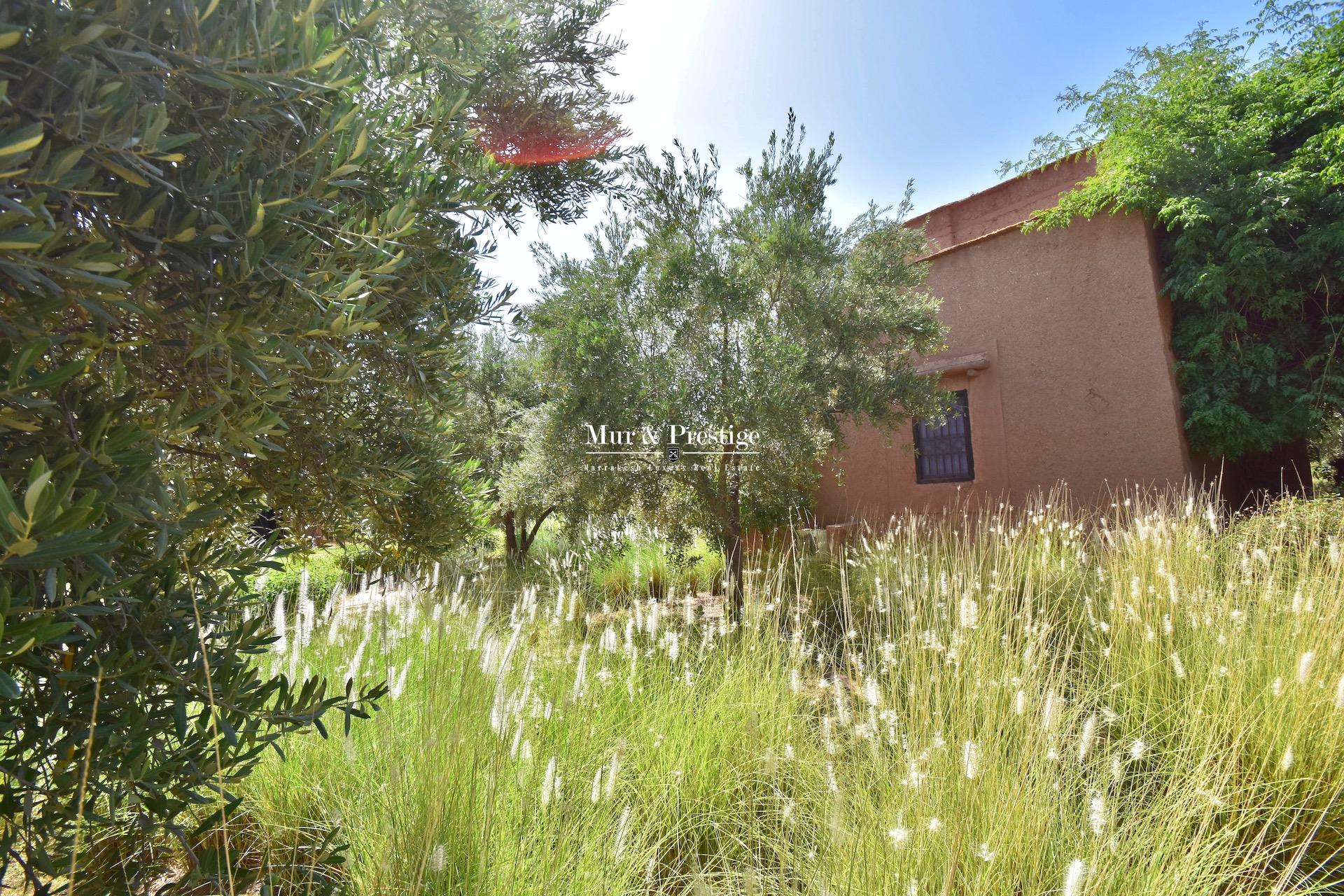 Ecolodge à vendre à Marrakech route de l’Ourika 