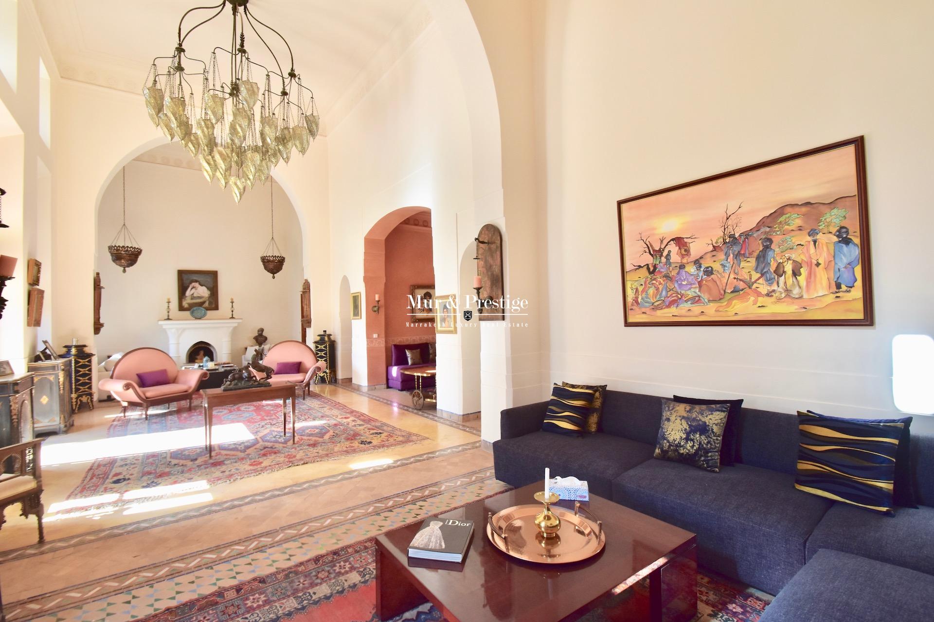 Maison de maître à vendre au golf Amelkis Marrakech - copie