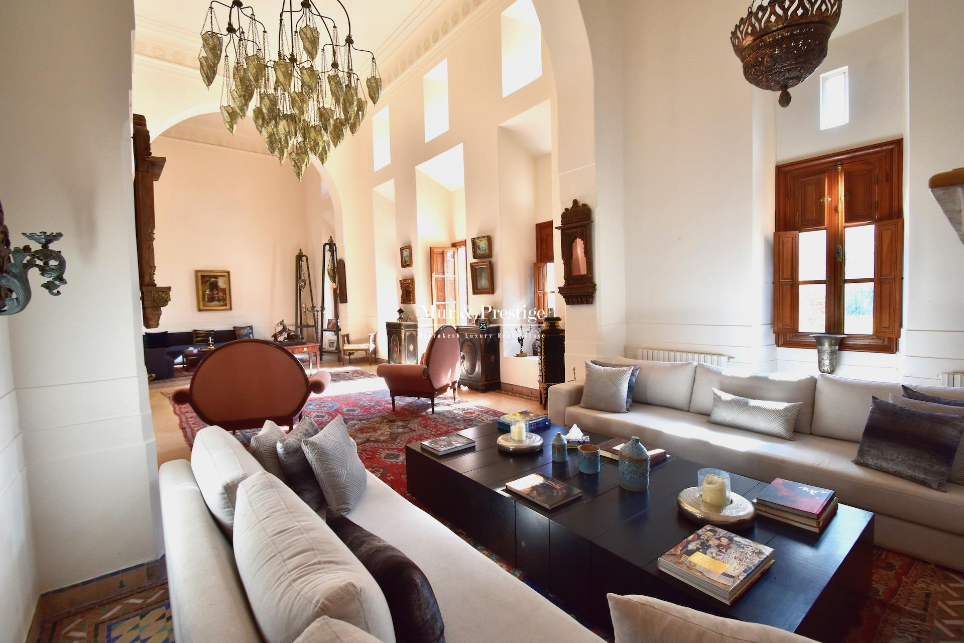 Maison de maître à vendre au golf Amelkis Marrakech - copie