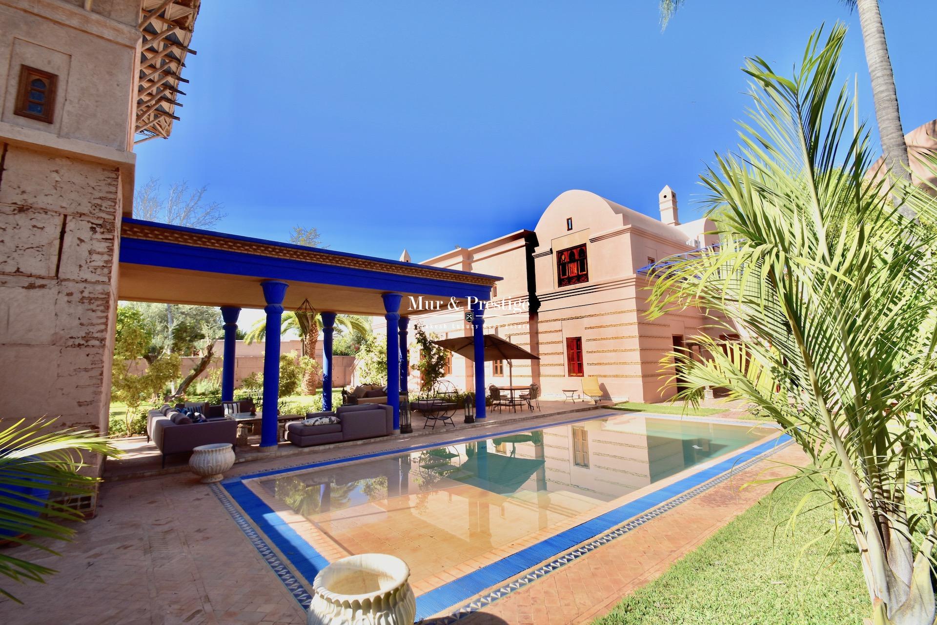 Maison de maître à vendre au golf Amelkis Marrakech - copie