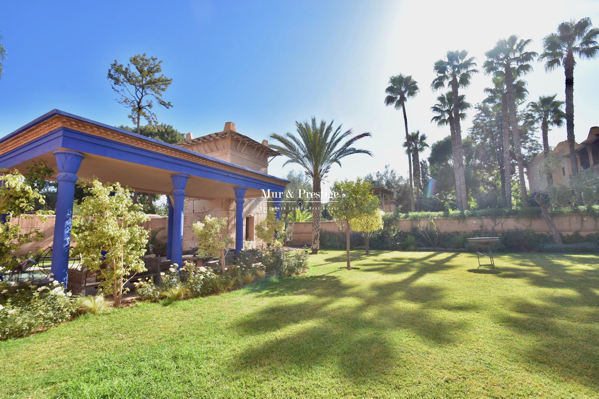 Maison de maître à vendre au golf Amelkis Marrakech - copie