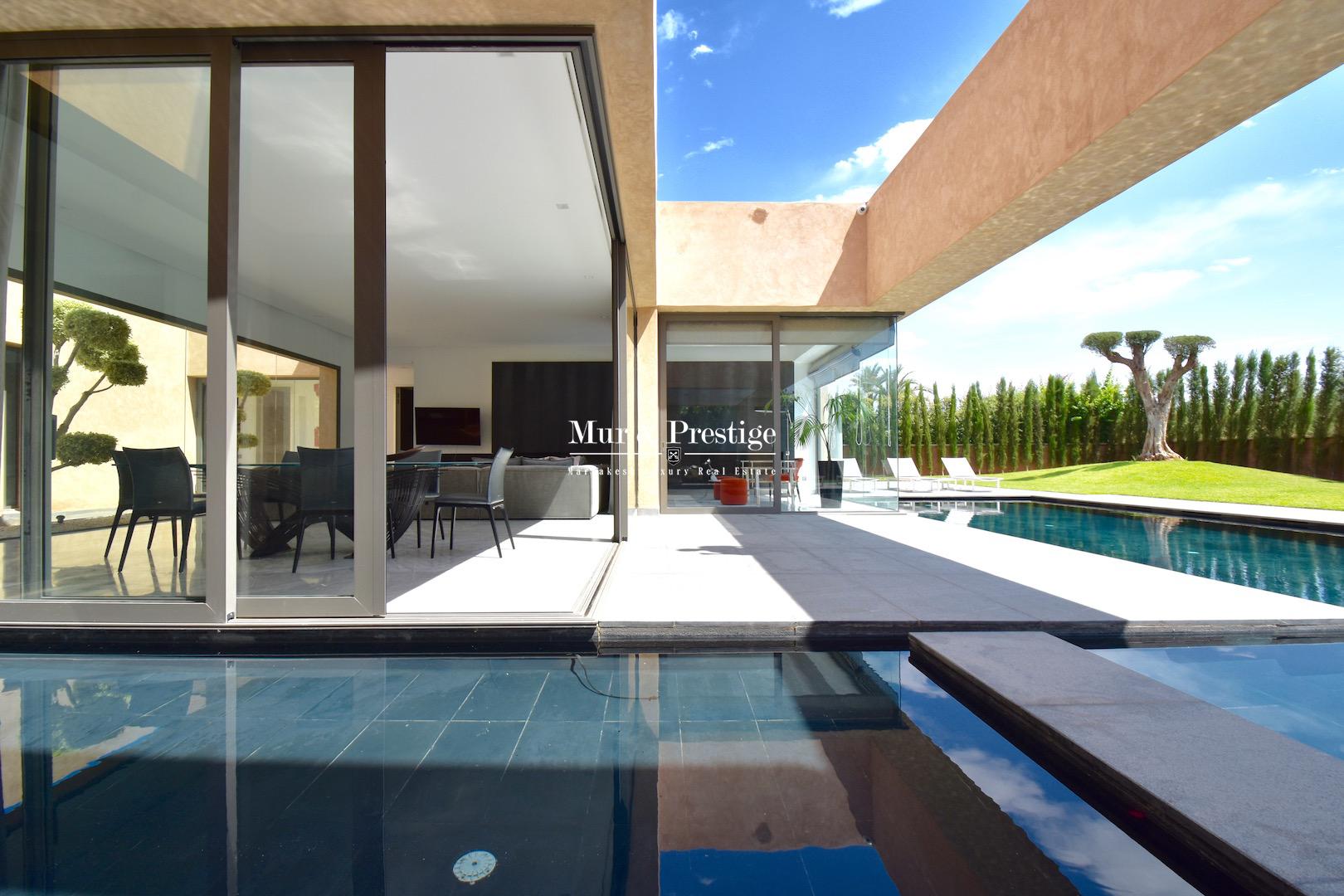 Villa ultra-moderne en location à Marrakech 