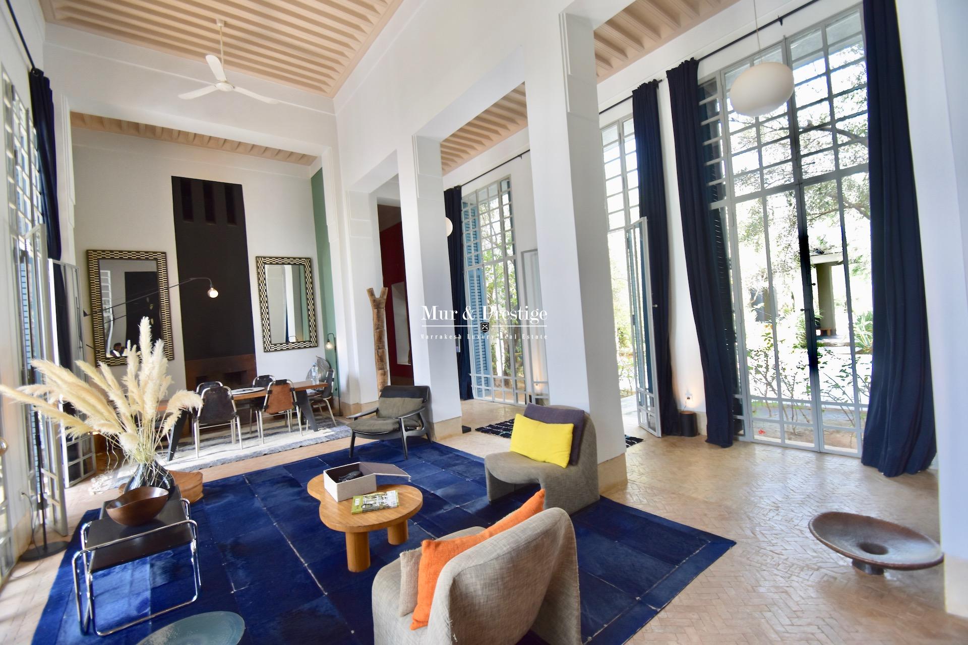 Maison de prestige à louer à Marrakech - Agence Immobilière