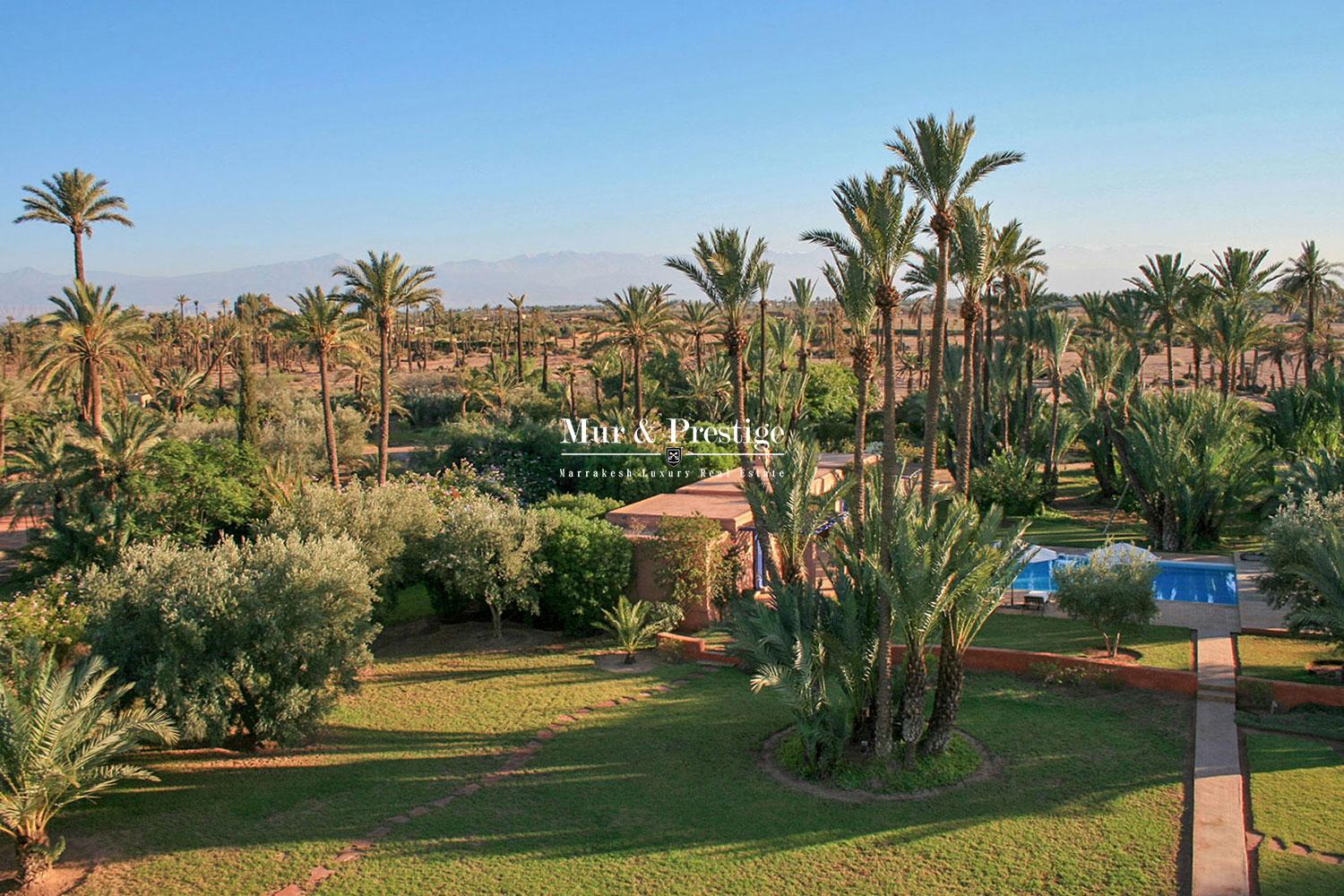 Agence immobilière à Marrakech - Vente Maison à La Palmeraie