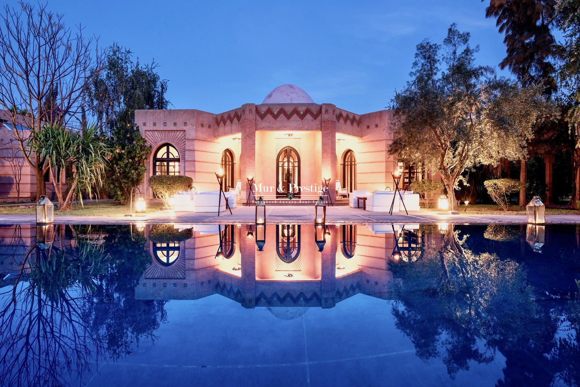 Villa à vendre au cœur de la Palmeraie à Marrakech  - copie