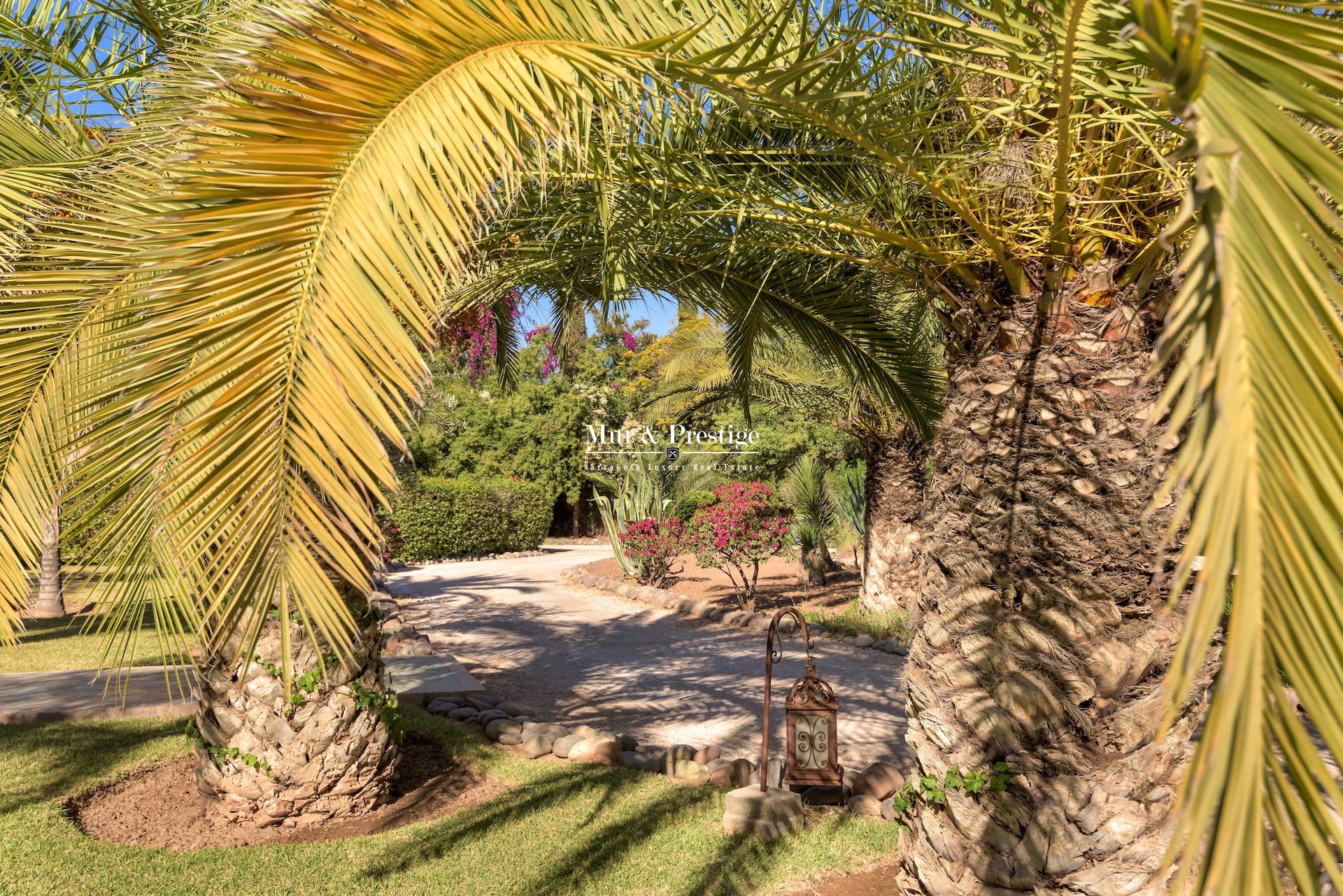 Villa à vendre au cœur de la Palmeraie à Marrakech  - copie