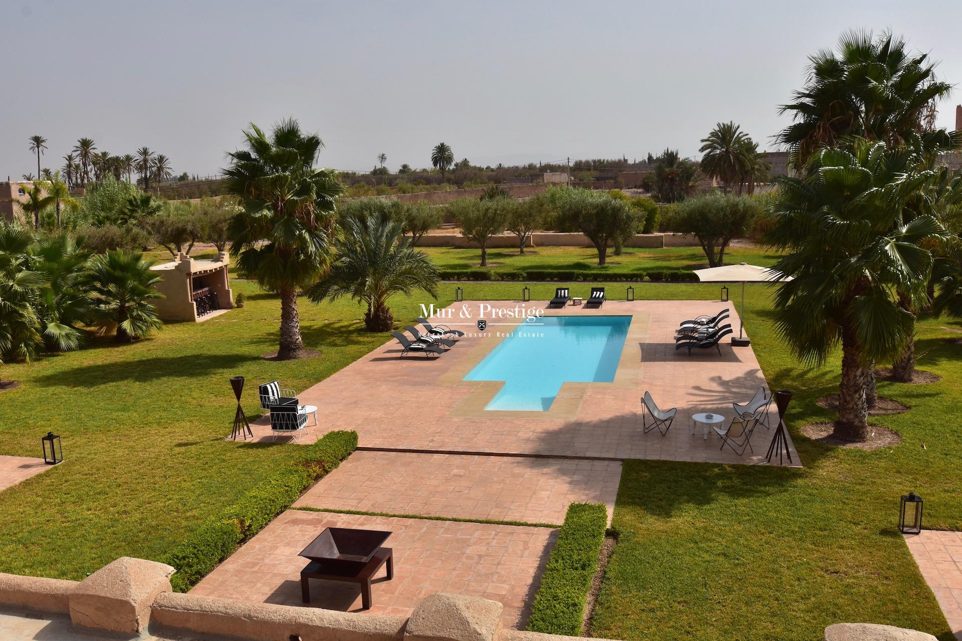 Agence Immobilière Marrakech - Maison Beldi Chic à Vendre 