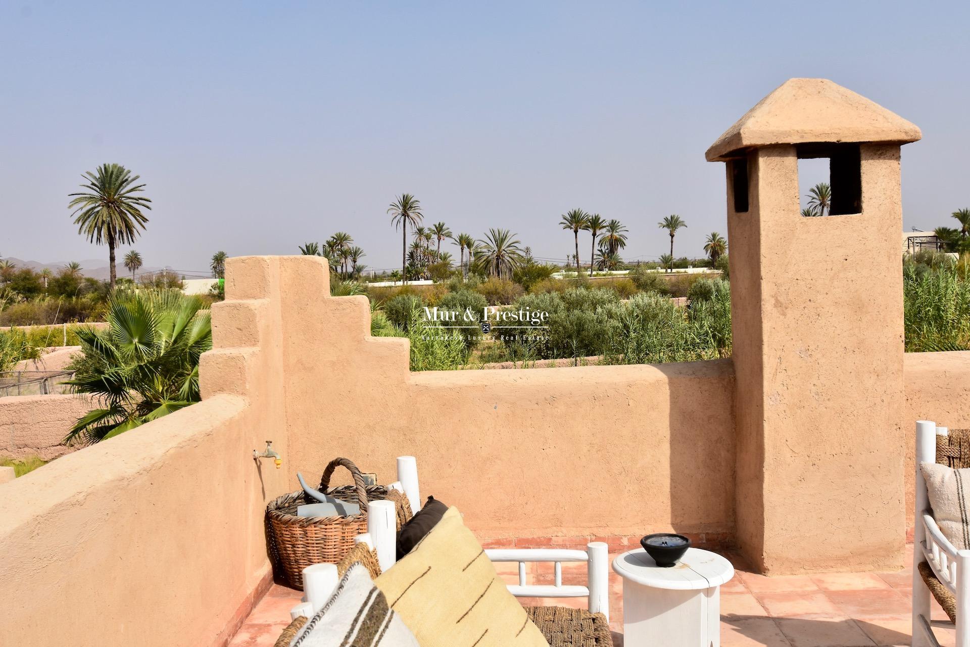 Agence Immobilière Marrakech - Maison Beldi Chic à Vendre 