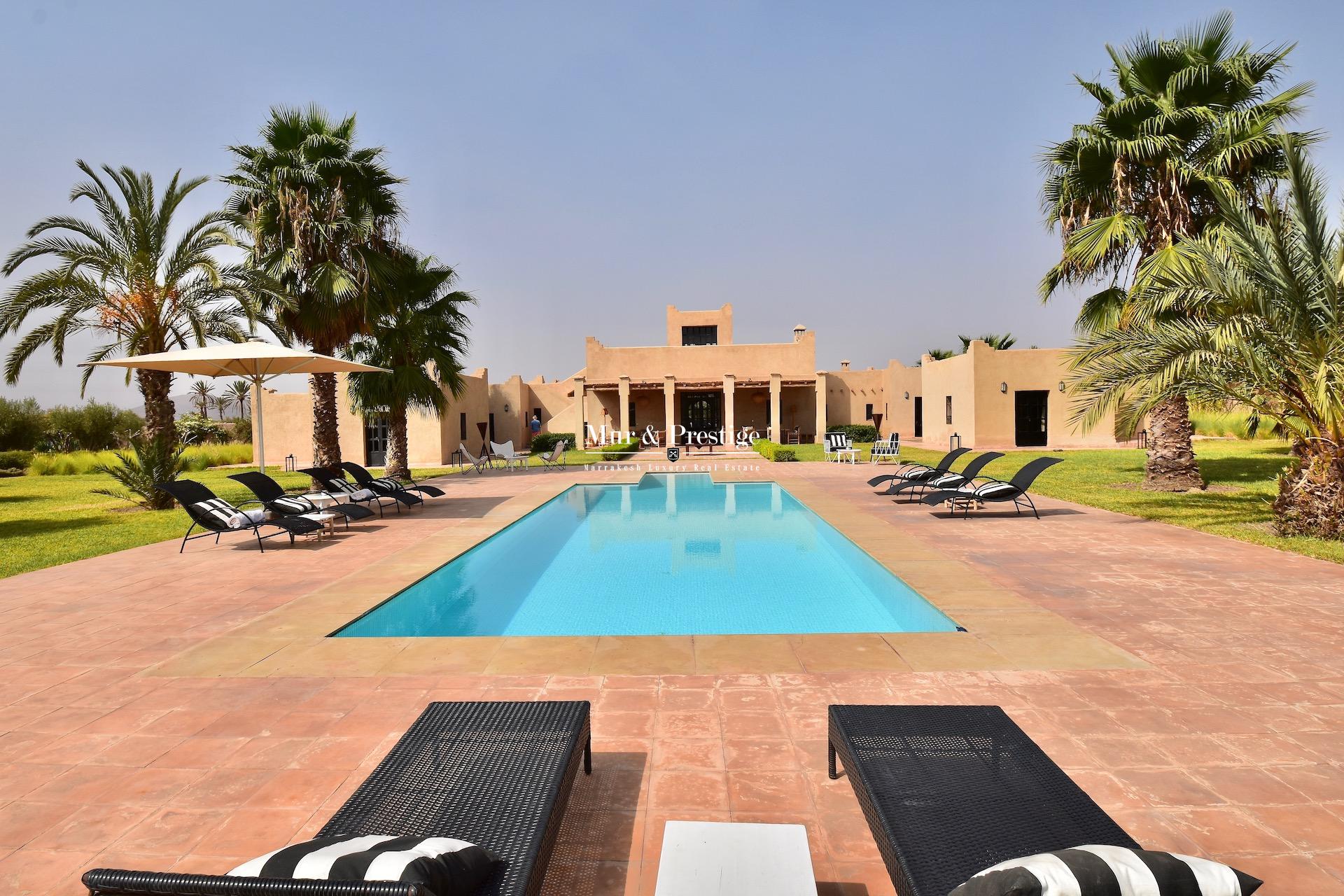 Agence Immobilière Marrakech - Maison Beldi Chic à Vendre 