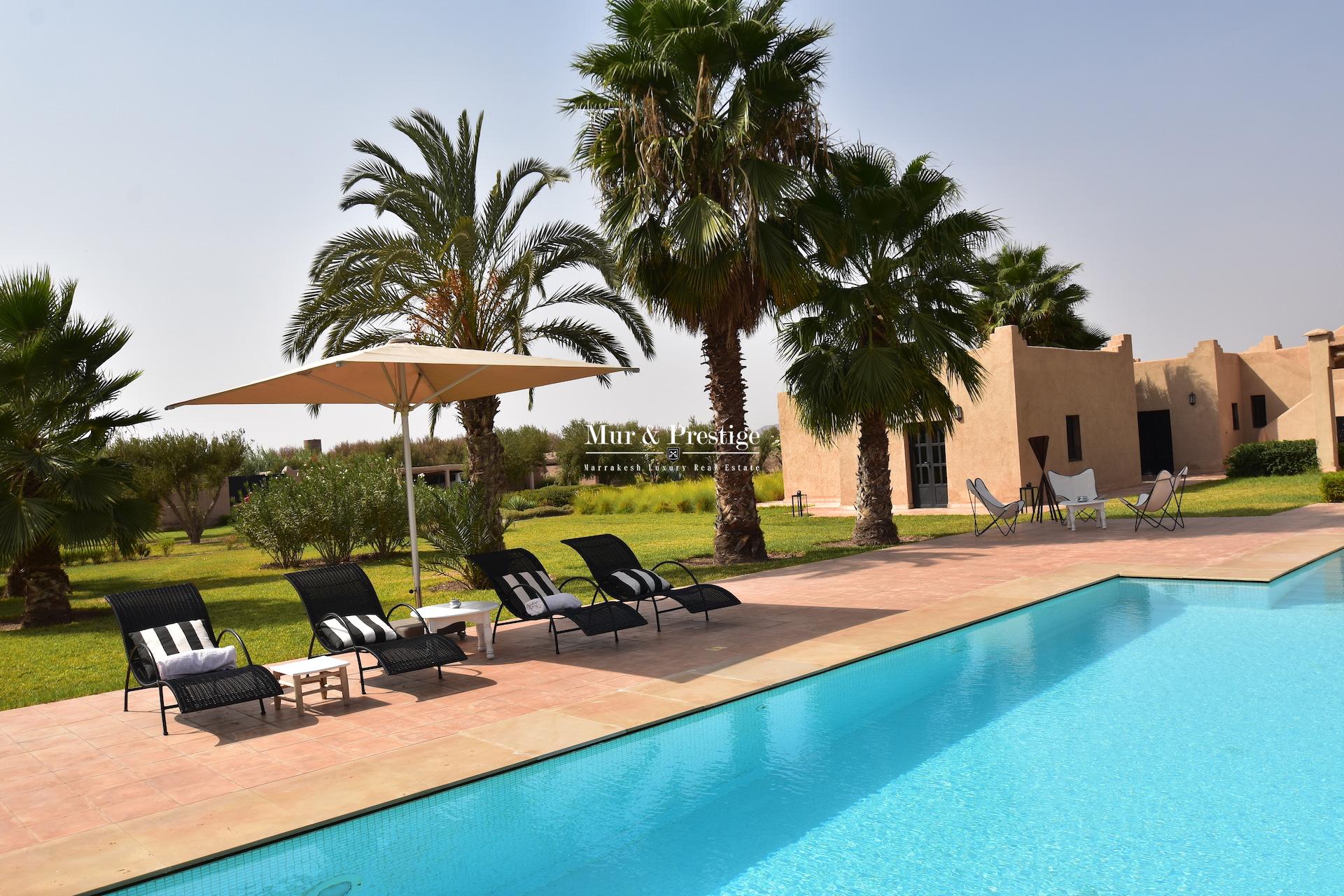 Agence Immobilière Marrakech - Maison Beldi Chic à Vendre 
