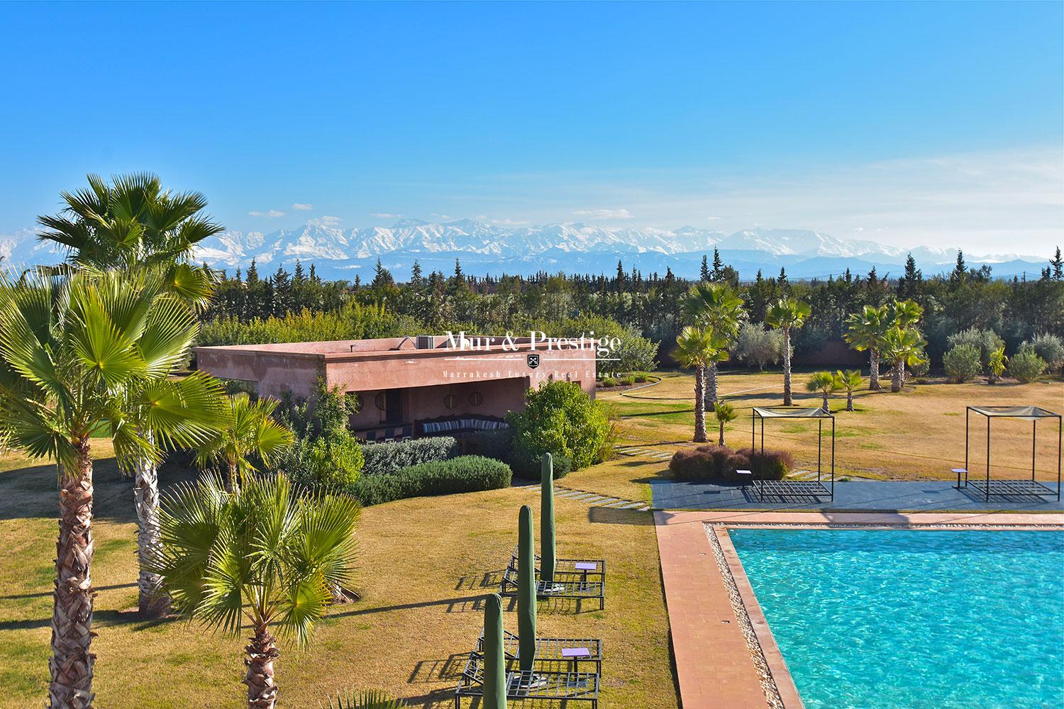 Villa Location Saisonnière à Marrakech - Agence Immobilière