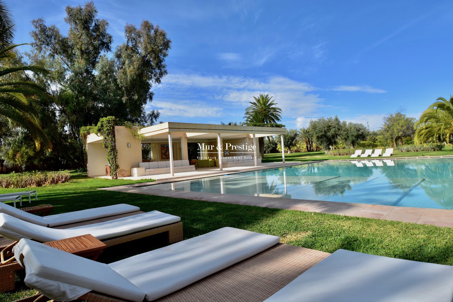 Agence immobilière à Marrakech – Maison de prestige à vendre 