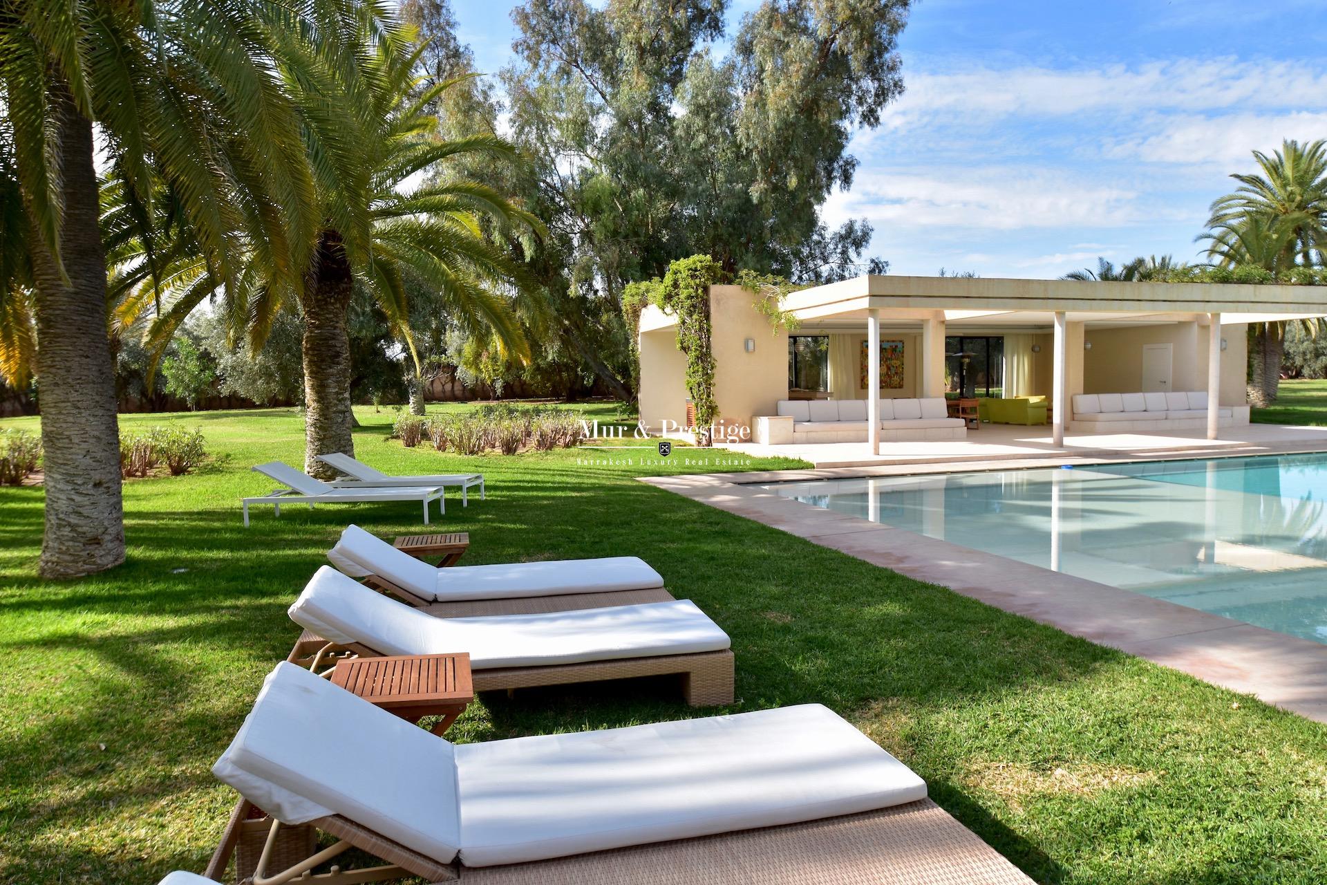 Agence immobilière à Marrakech – Maison de prestige à vendre 