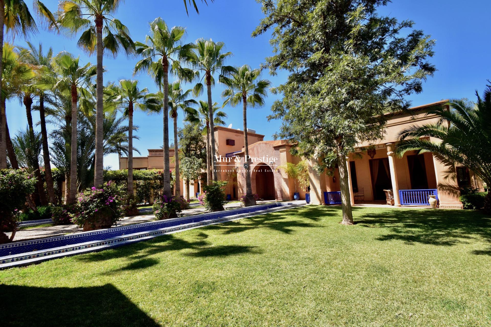 Maison à vendre Charles Boccara sur un hectare à Marrakech 