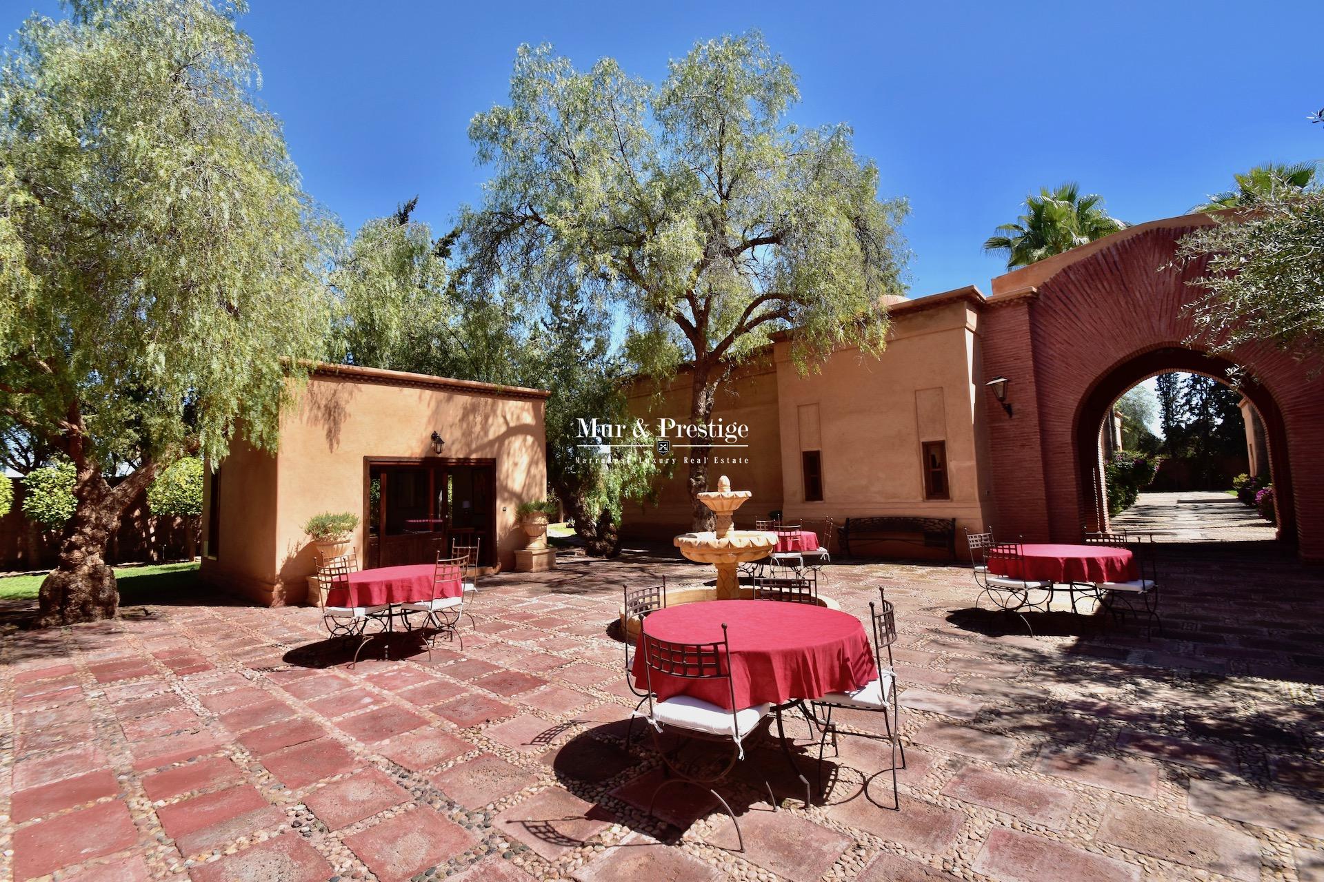 Maison à vendre Charles Boccara sur un hectare à Marrakech 