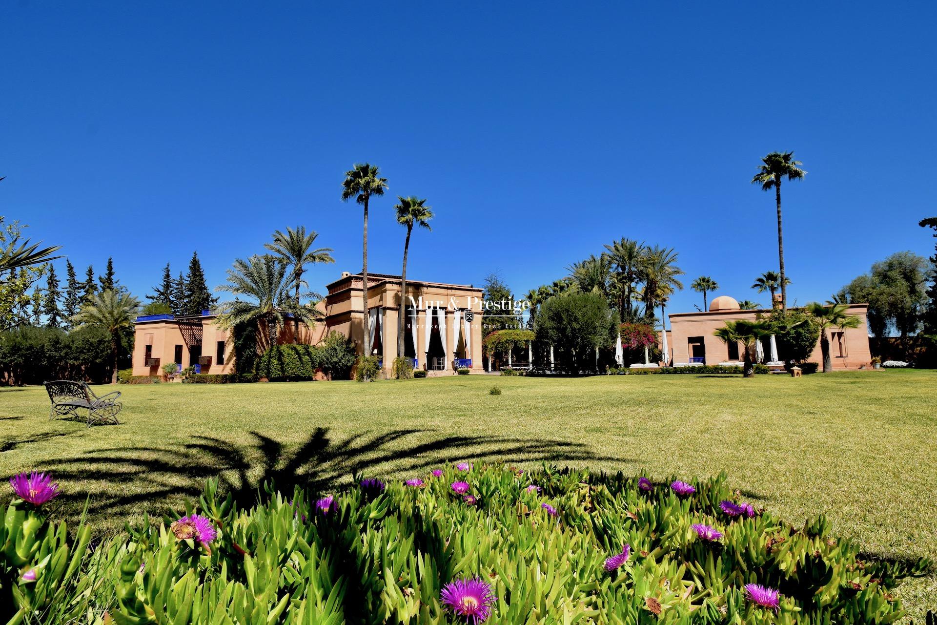 Maison à vendre Charles Boccara sur un hectare à Marrakech 