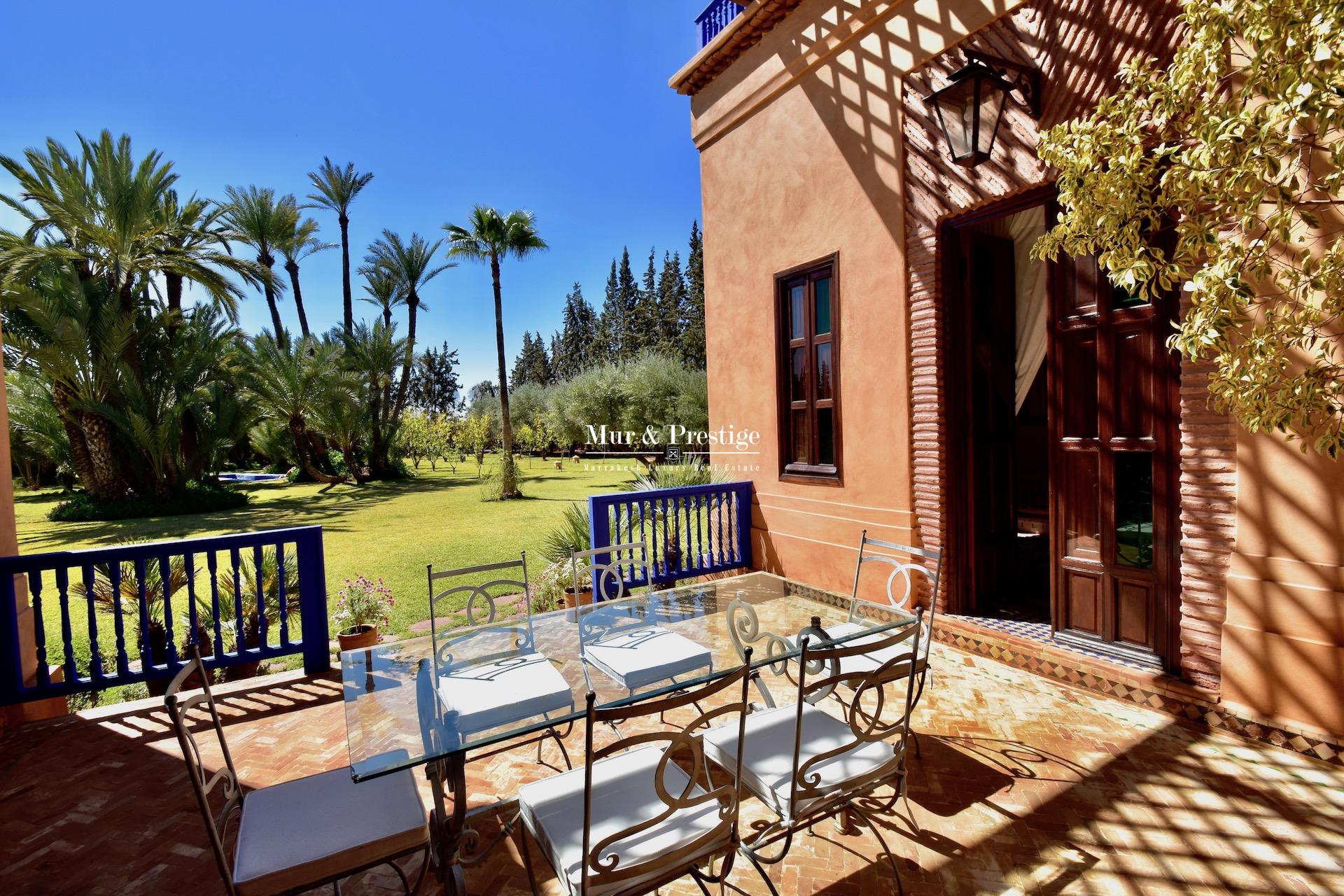 Maison à vendre Charles Boccara sur un hectare à Marrakech 