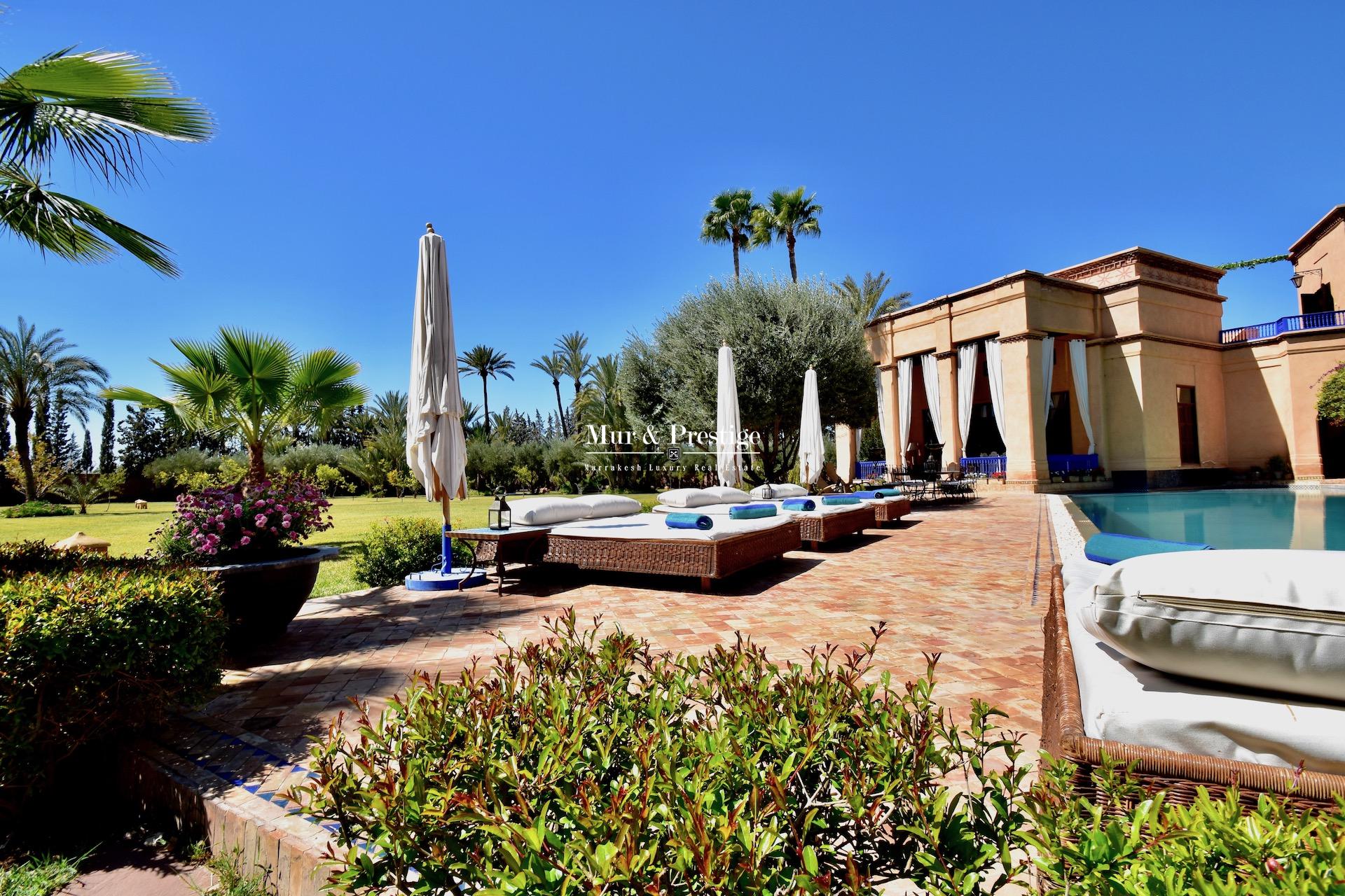 Maison à vendre Charles Boccara sur un hectare à Marrakech 