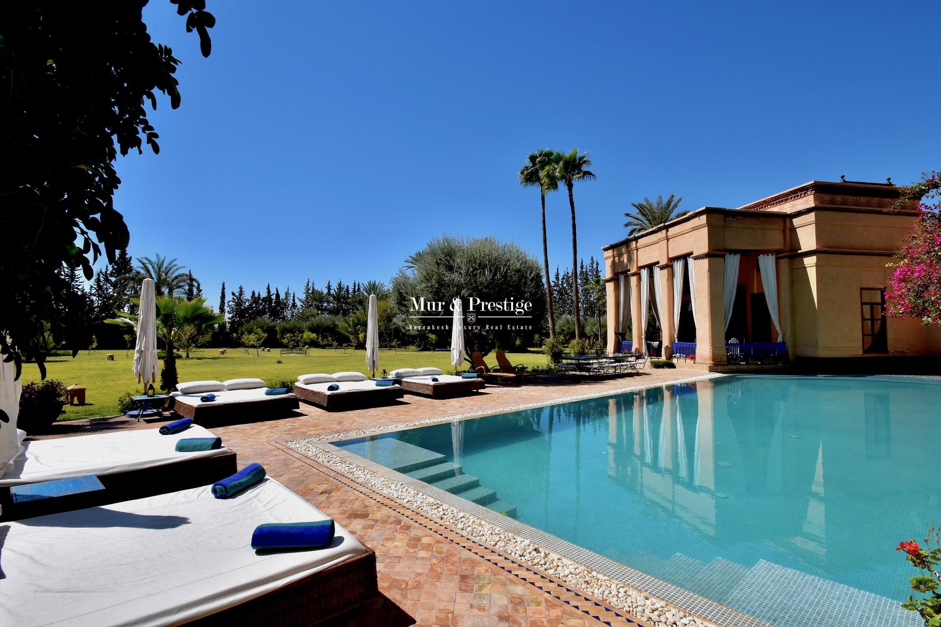 Maison à vendre Charles Boccara sur un hectare à Marrakech 