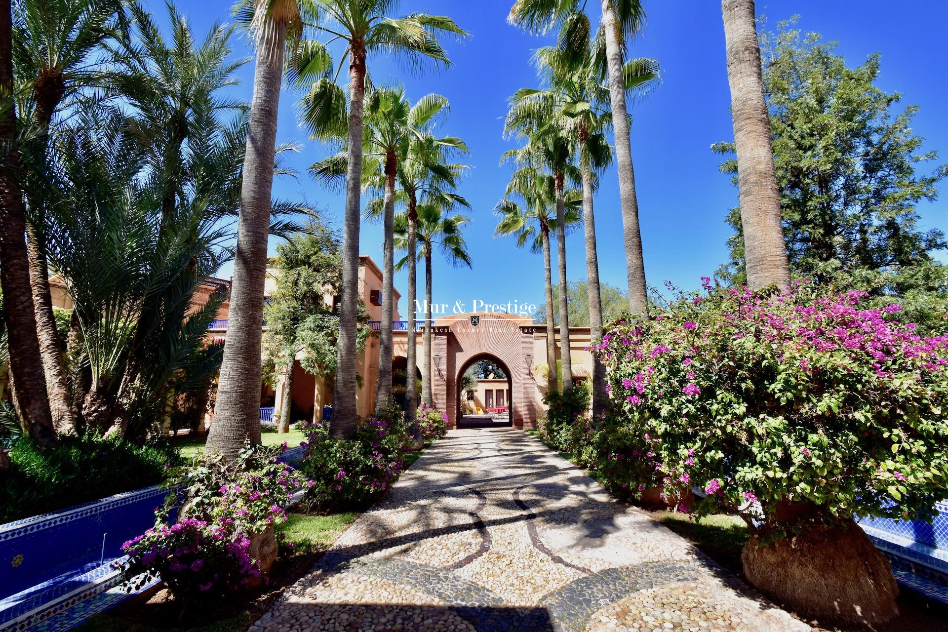 Maison à vendre Charles Boccara sur un hectare à Marrakech 